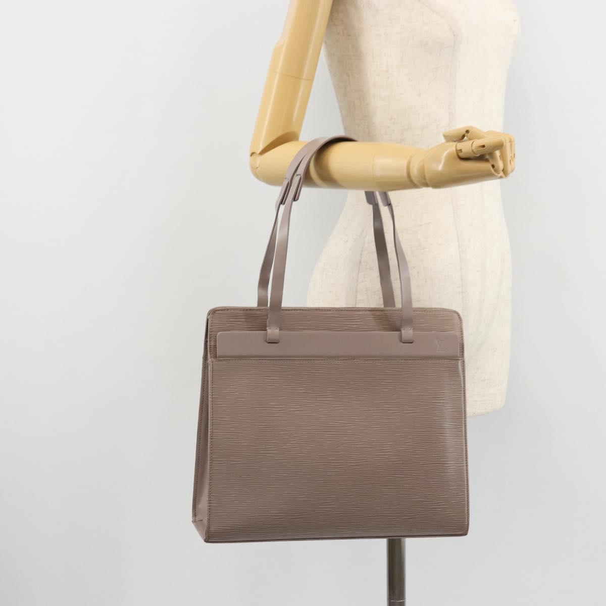 LOUIS VUITTON Epi Croisette GM Tote Bag Lilac M5250B LV Auth 176388