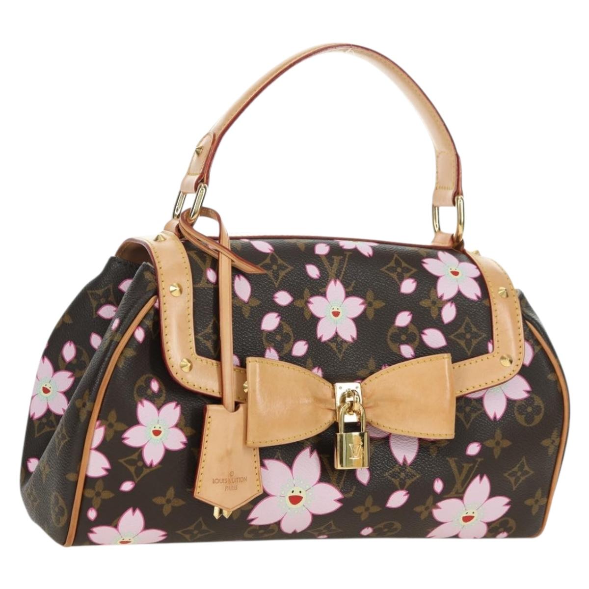 LOUIS VUITTON Monogram Cherry Blossom Sac Retro PM Bag M92012 LV Auth 176394SAM