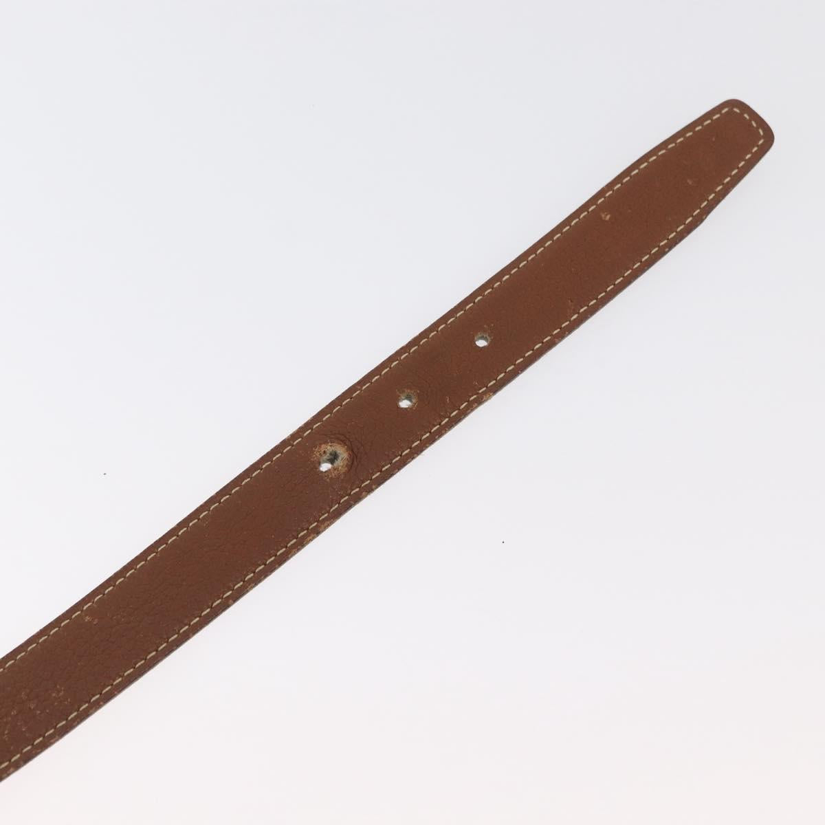 HERMES Constance Mini Belt Leather 39.4"" Black Auth 176406