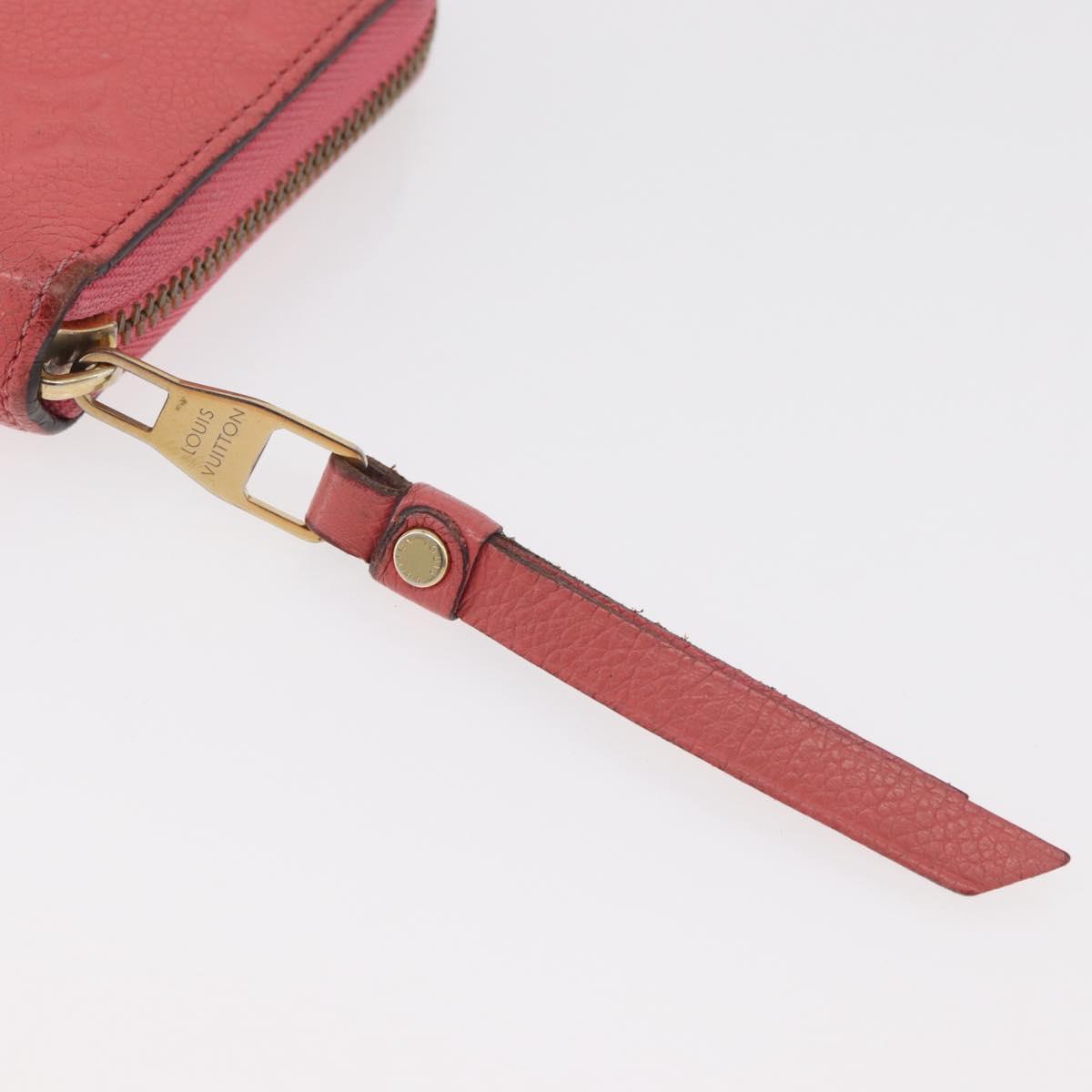 LOUIS VUITTON Empreinte Zippy Wallet Long Wallet Blossom M61788 LV Auth 176417