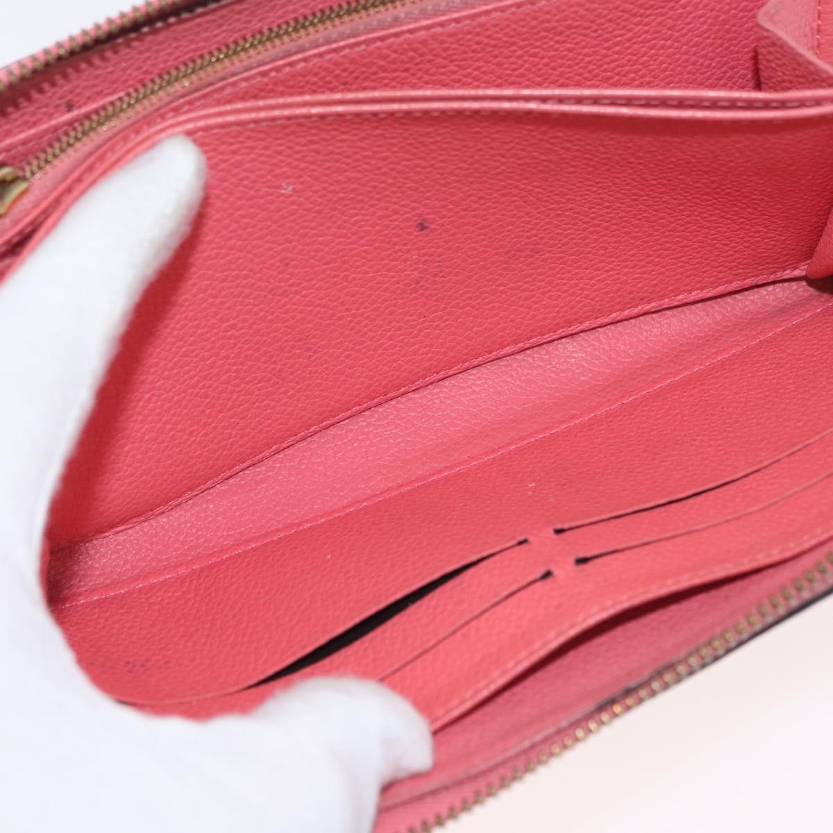 LOUIS VUITTON Empreinte Zippy Wallet Long Wallet Blossom M61788 LV Auth 176417