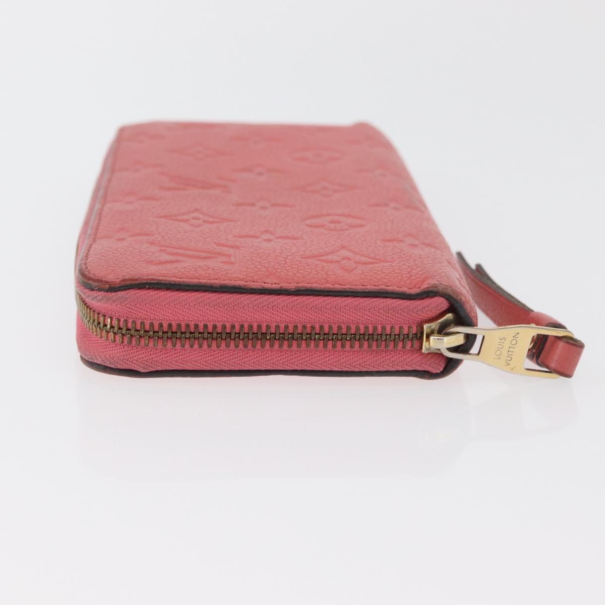 LOUIS VUITTON Empreinte Zippy Wallet Long Wallet Blossom M61788 LV Auth 176417