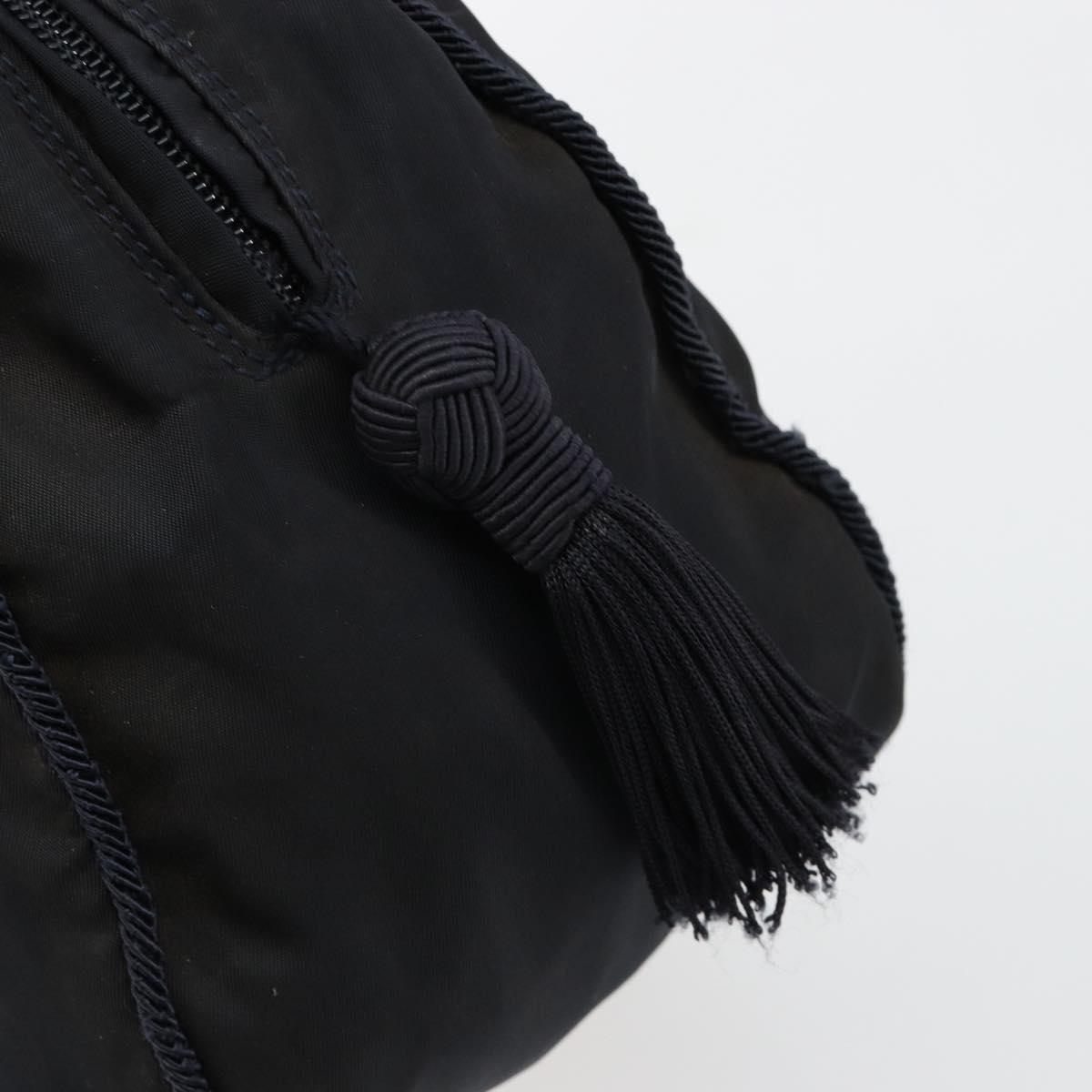PRADA Hand Bag Nylon Navy Auth 176430
