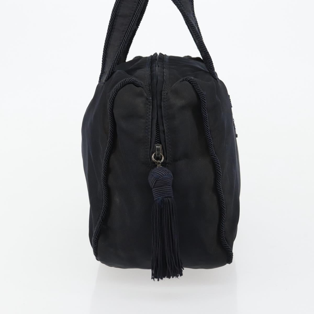 PRADA Hand Bag Nylon Navy Auth 176430