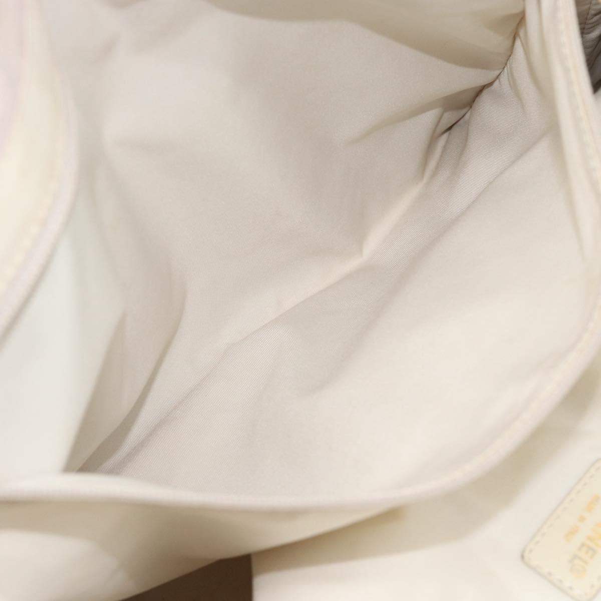 CHANEL New Travel Line Tote Bag Nylon Pink Gold CC Auth 176440