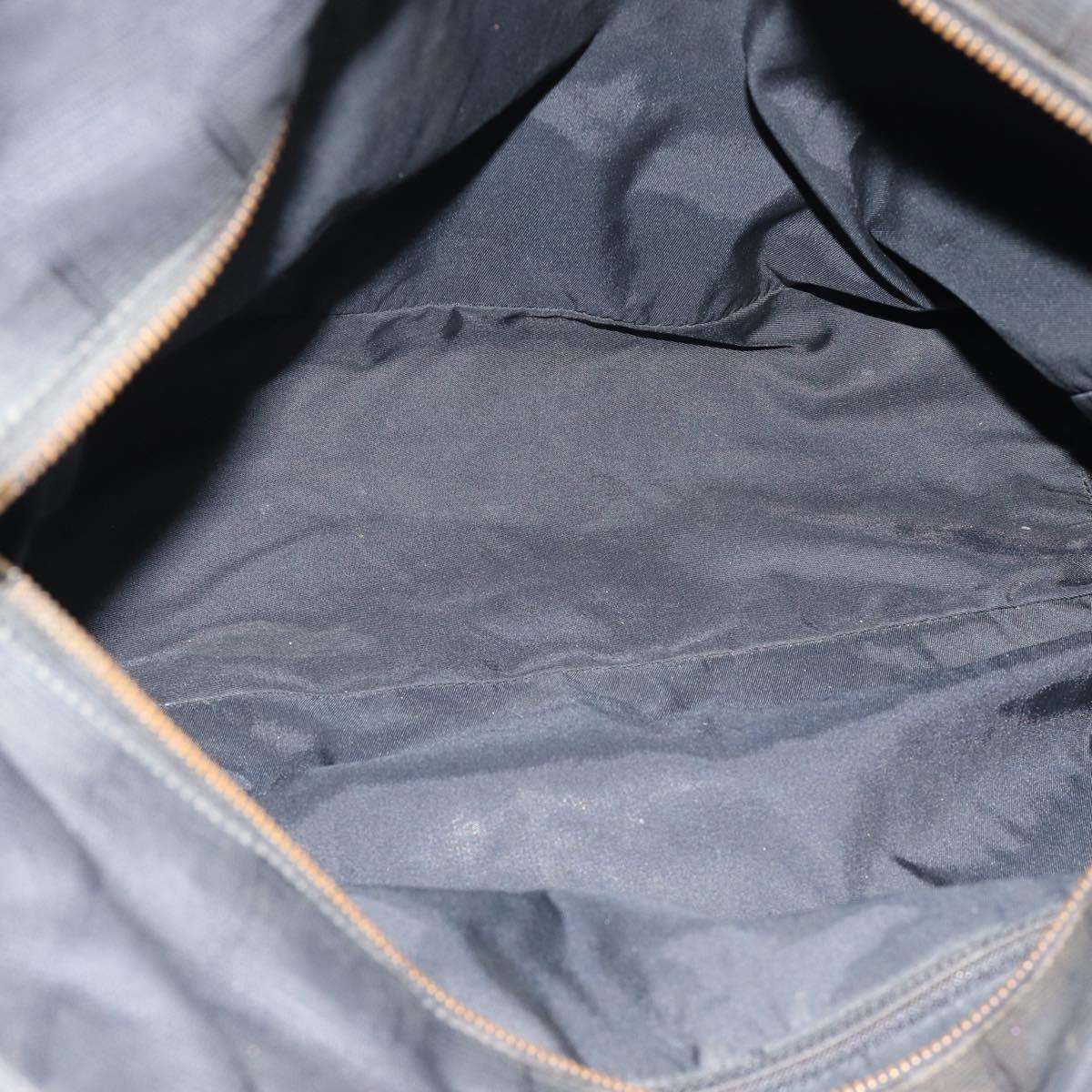 CHANEL New Travel Line Tote Bag Nylon Black CC Auth 176441