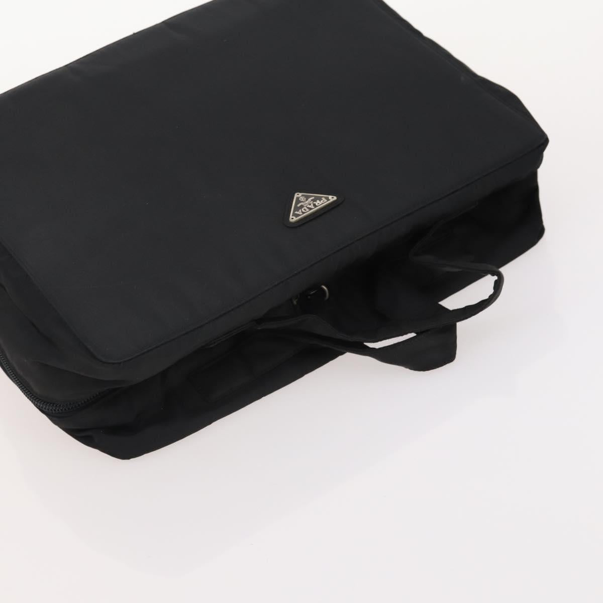 PRADA Shoulder Bag Nylon 3 Set 2way Navy Black Auth 176447