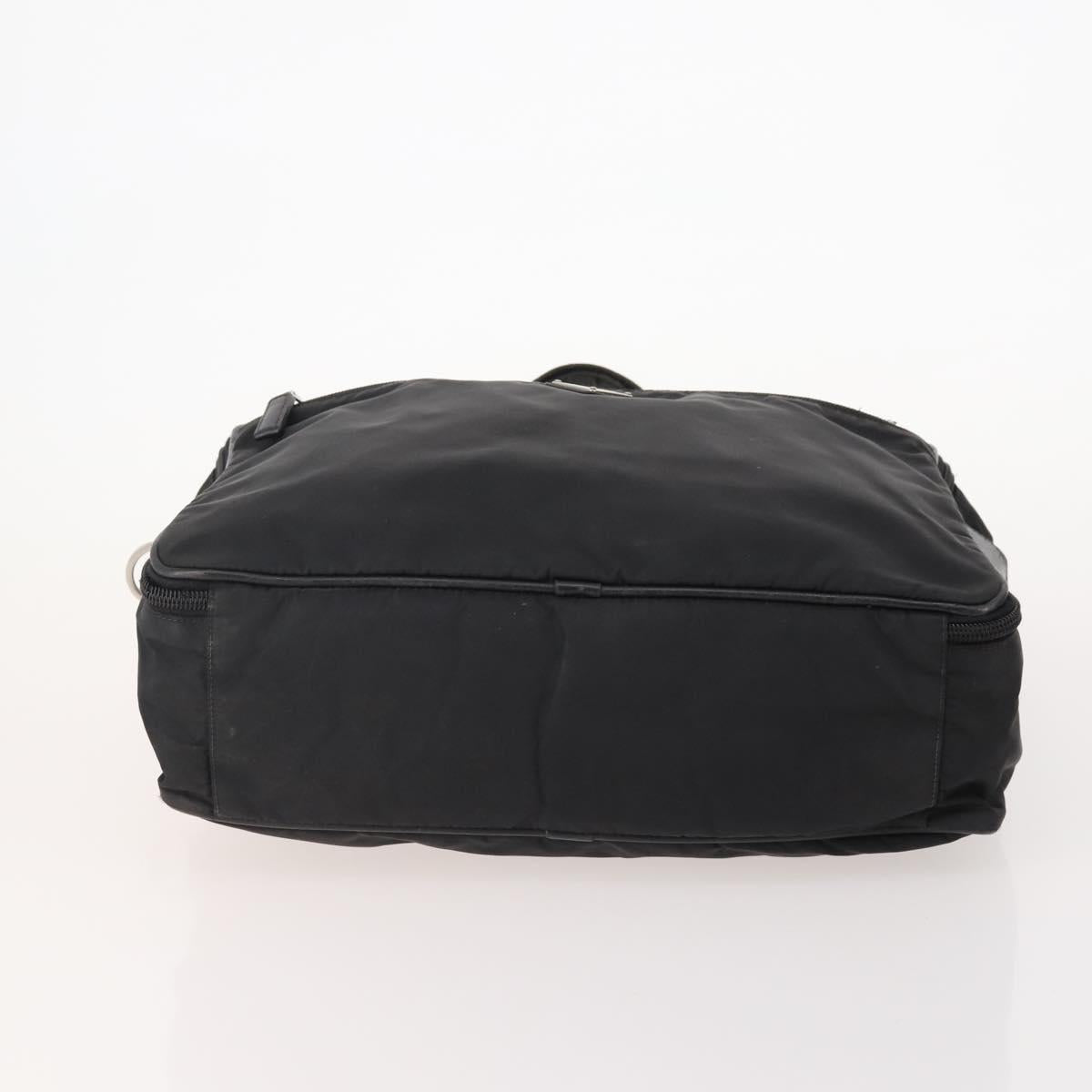 PRADA Shoulder Bag Nylon 3 Set 2way Navy Black Auth 176447