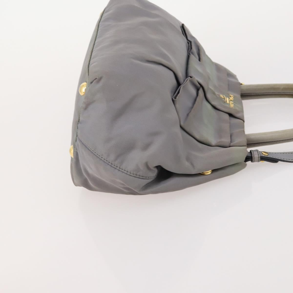 PRADA Sports Line Hand Bag Nylon 3 Set 2way Beige Black Gray Auth 176448