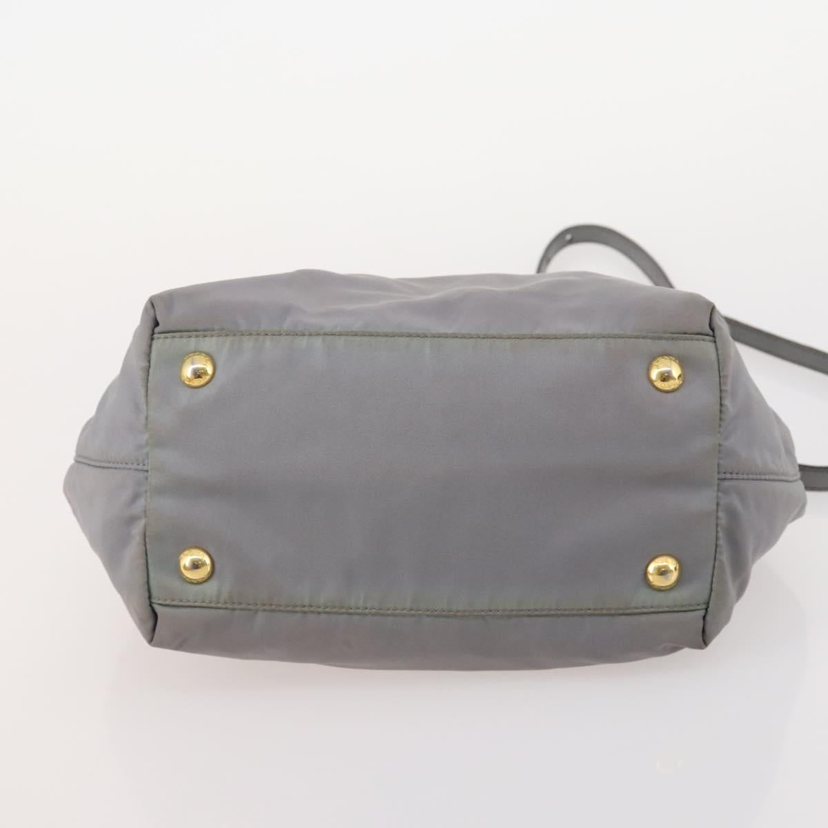 PRADA Sports Line Hand Bag Nylon 3 Set 2way Beige Black Gray Auth 176448
