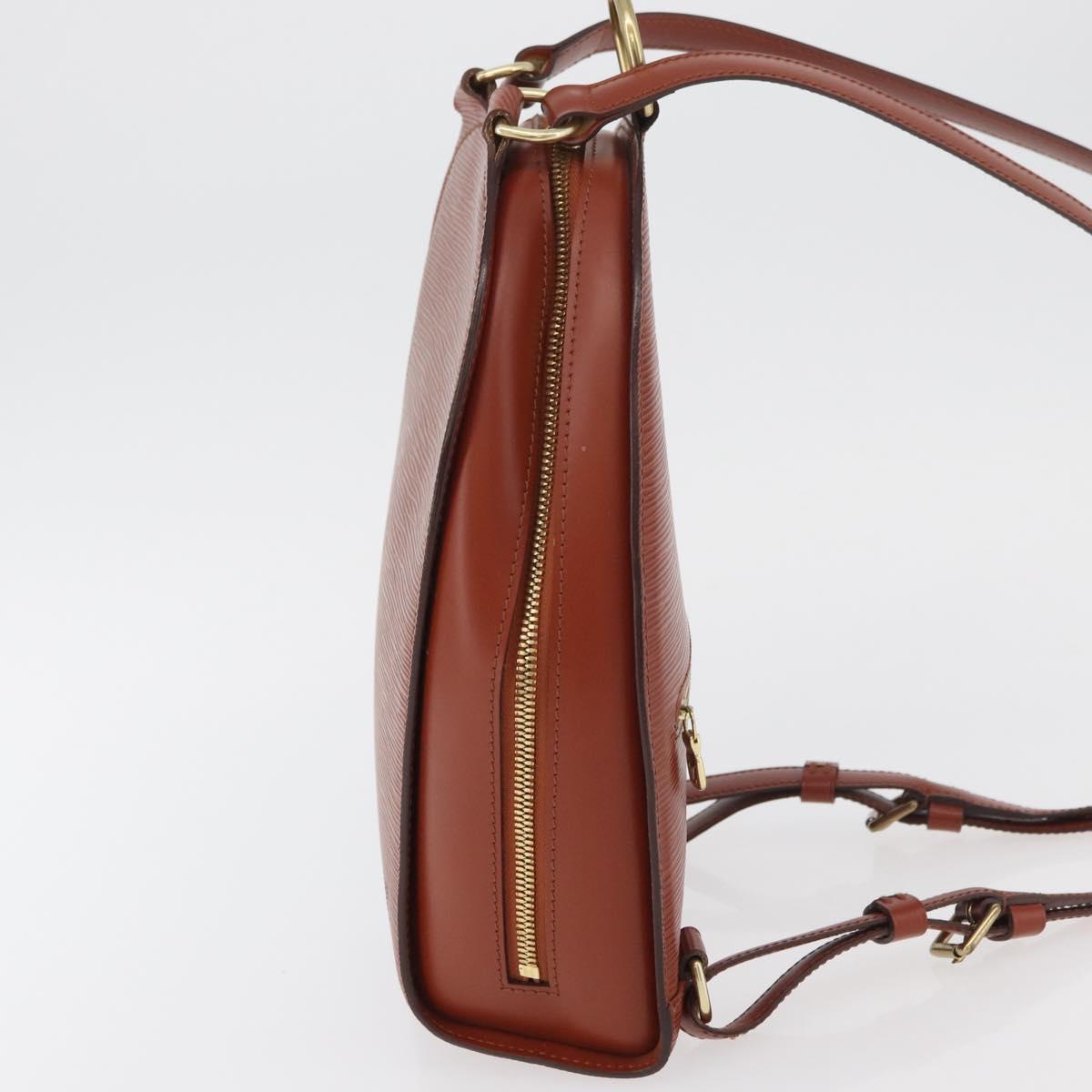 LOUIS VUITTON Epi Mabillon Backpack Brown M52233 LV Auth 176465A