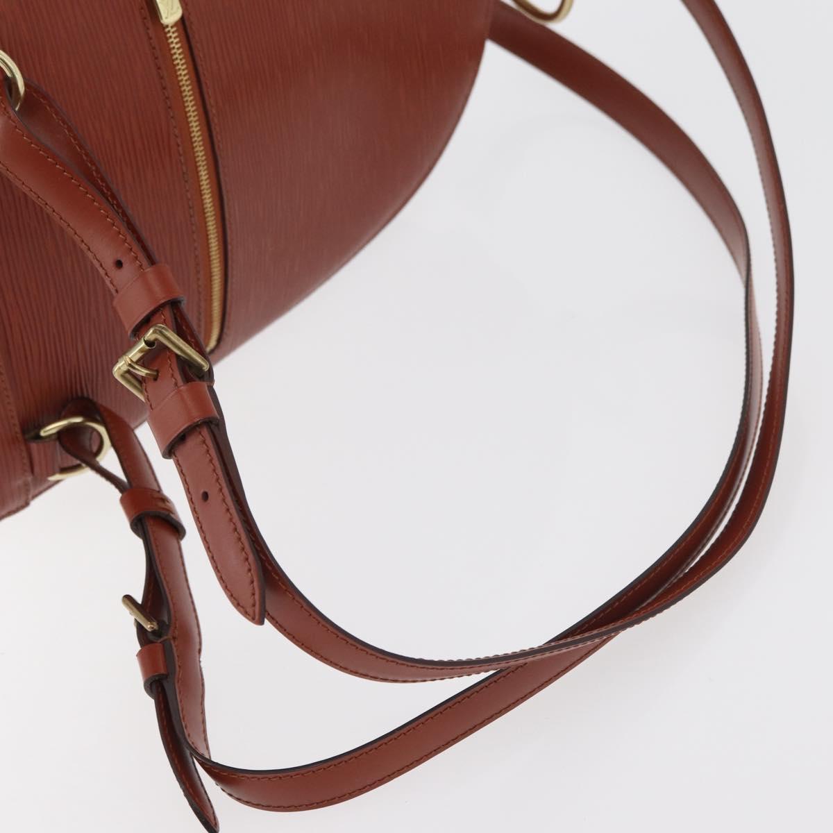 LOUIS VUITTON Epi Mabillon Backpack Brown M52233 LV Auth 176465A
