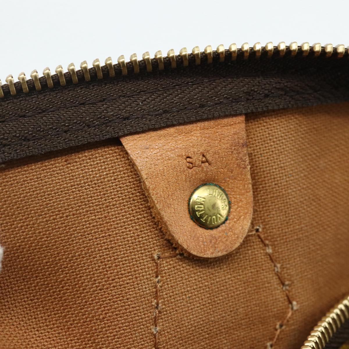 LOUIS VUITTON Monogram Speedy 35 Hand Bag M41524 LV Auth 176469A