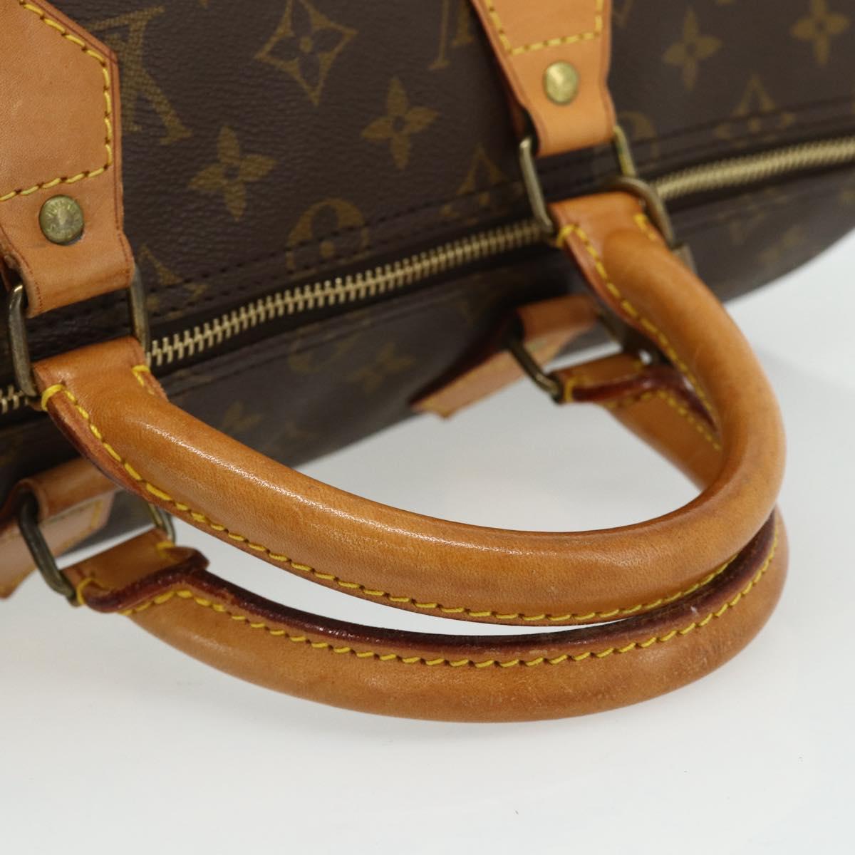 LOUIS VUITTON Monogram Speedy 35 Hand Bag M41524 LV Auth 176469A