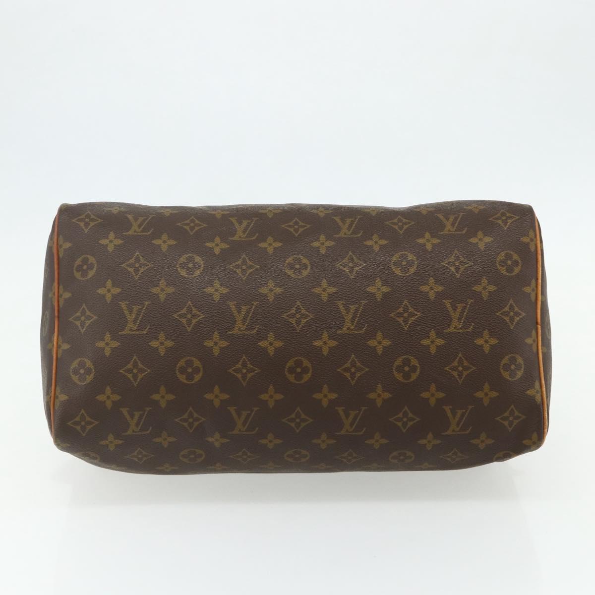 LOUIS VUITTON Monogram Speedy 35 Hand Bag M41524 LV Auth 176469A
