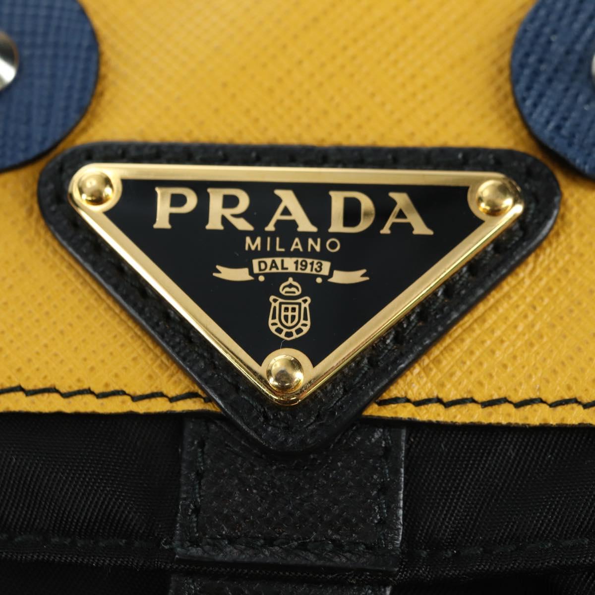 PRADA Robot Backpack Nylon Black Silver Auth 176514SAV
