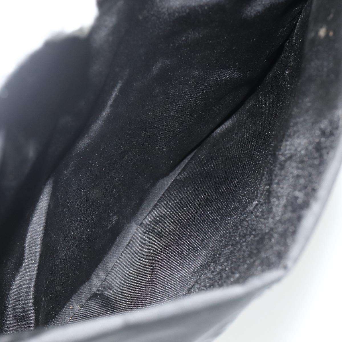 PRADA Tote Bag Nylon Black Auth 176646