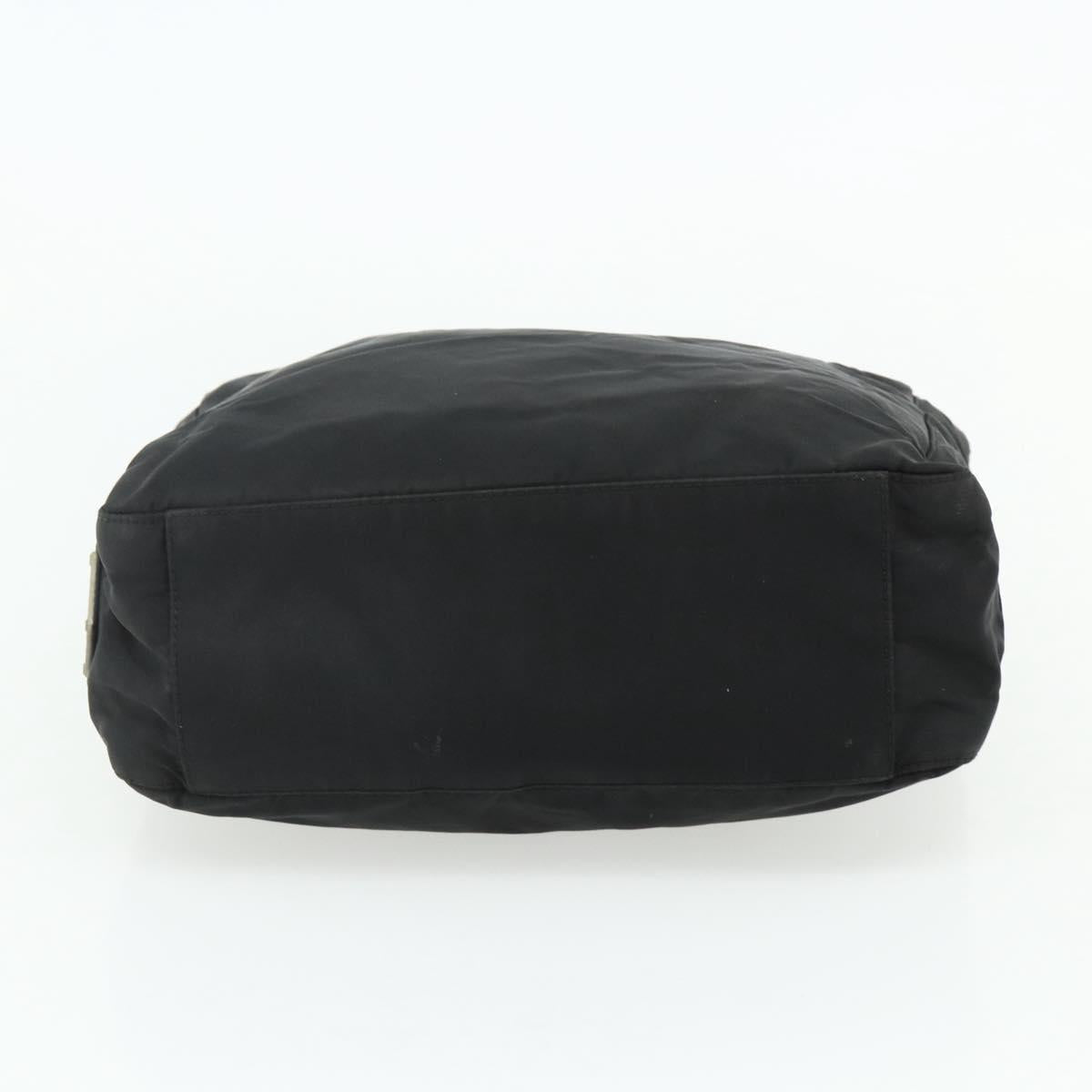PRADA Tote Bag Nylon Black Auth 176646