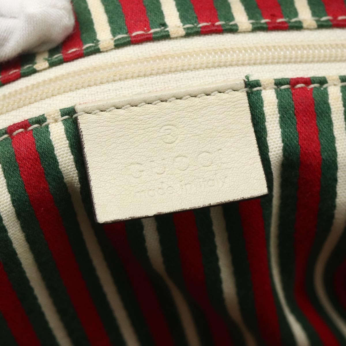 GUCCI GG Canvas Tote Bag Beige Gold 169971 Auth 176655