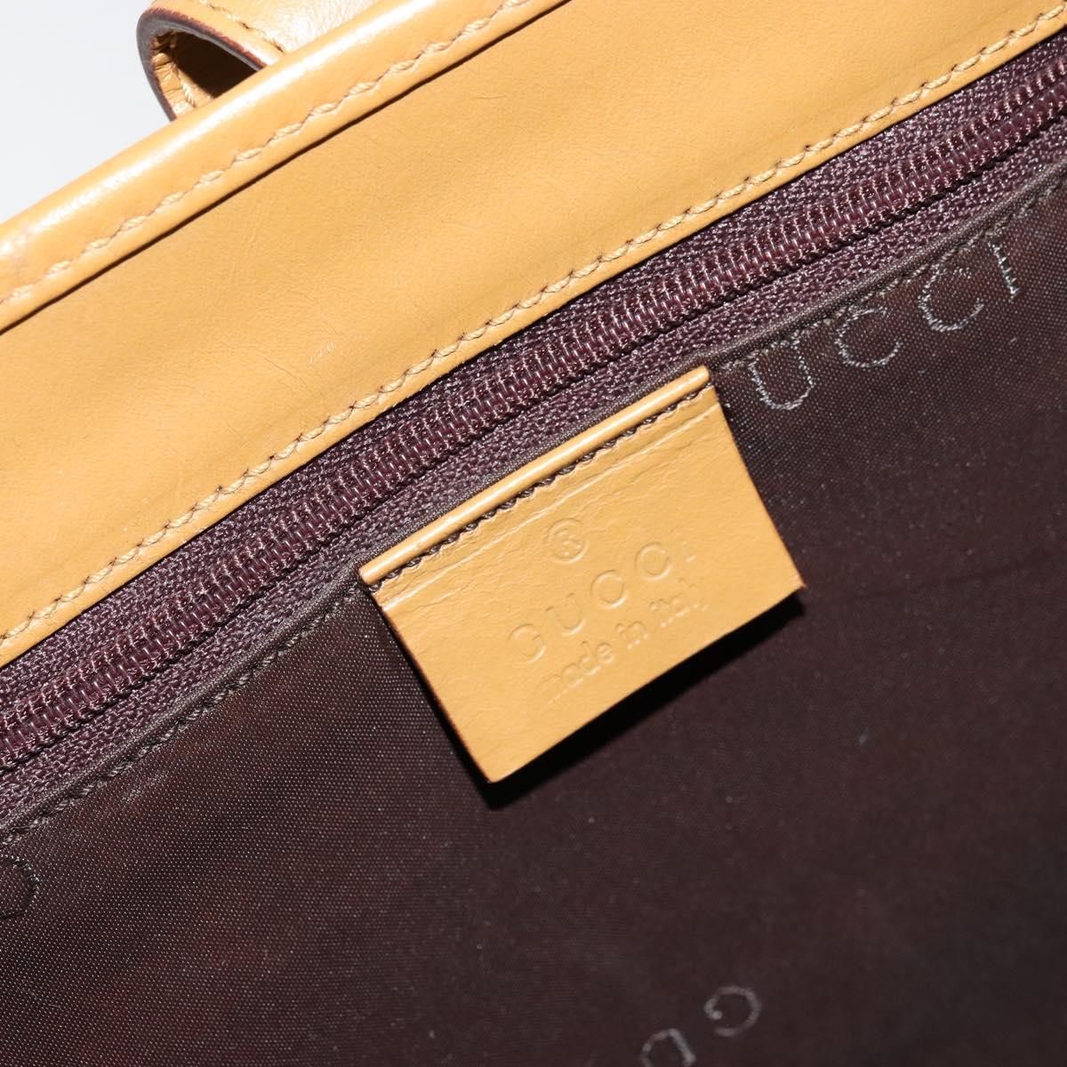 GUCCI Jackie GG Canvas Shoulder Bag Beige Gold 002 1065 3444 Auth 176673A