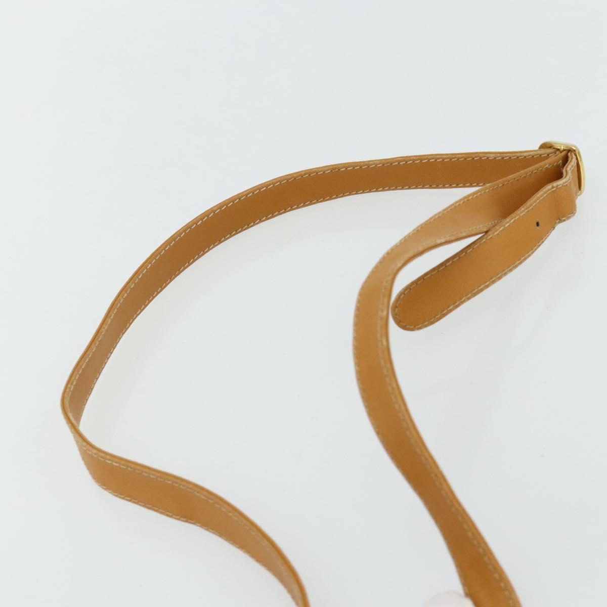 GUCCI Micro GG Supreme Shoulder Bag PVC Beige Gold 004 104 0024 Auth 176684