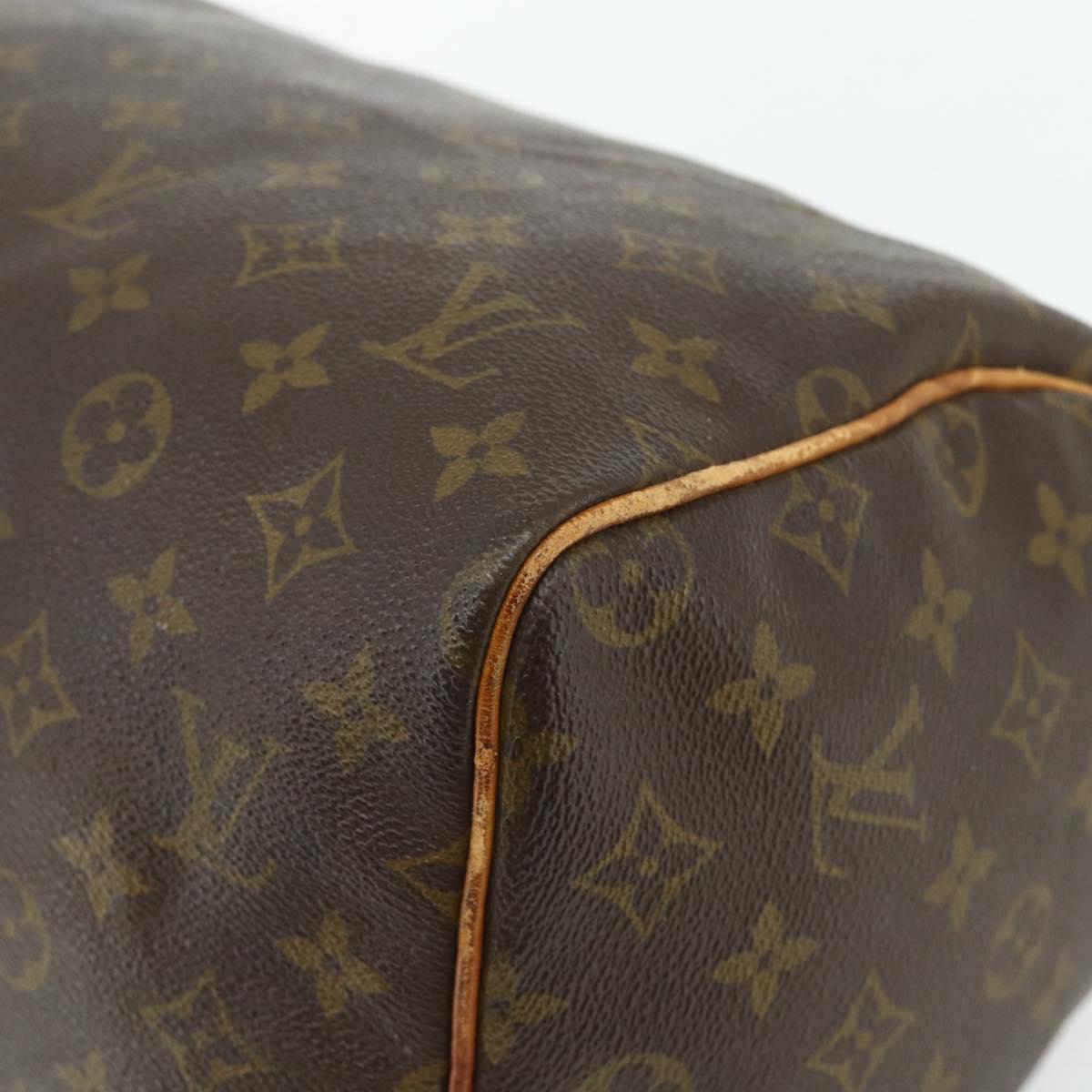 LOUIS VUITTON Monogram Speedy 30 Hand Bag M41526 LV Auth 176720