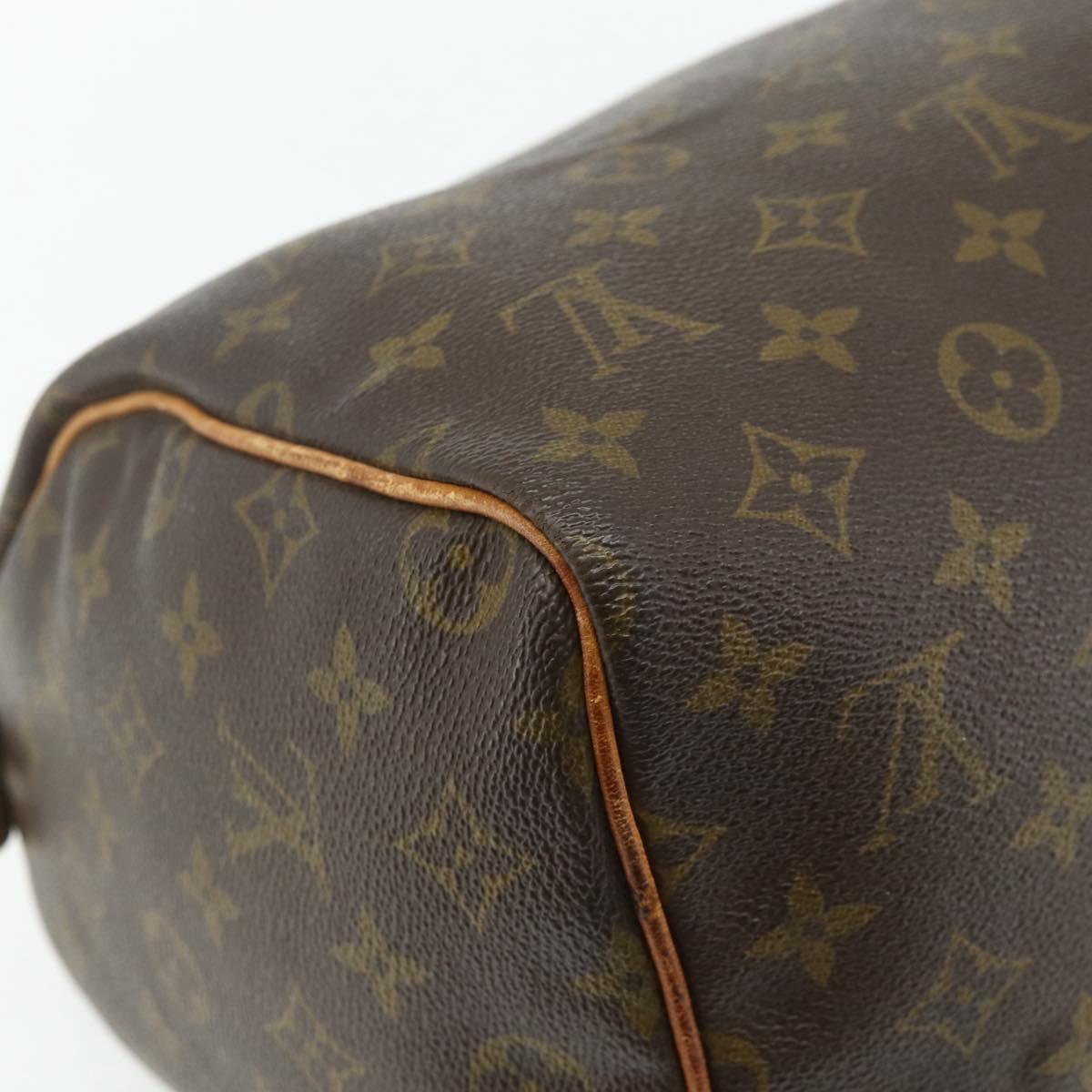 LOUIS VUITTON Monogram Speedy 30 Hand Bag M41526 LV Auth 176720
