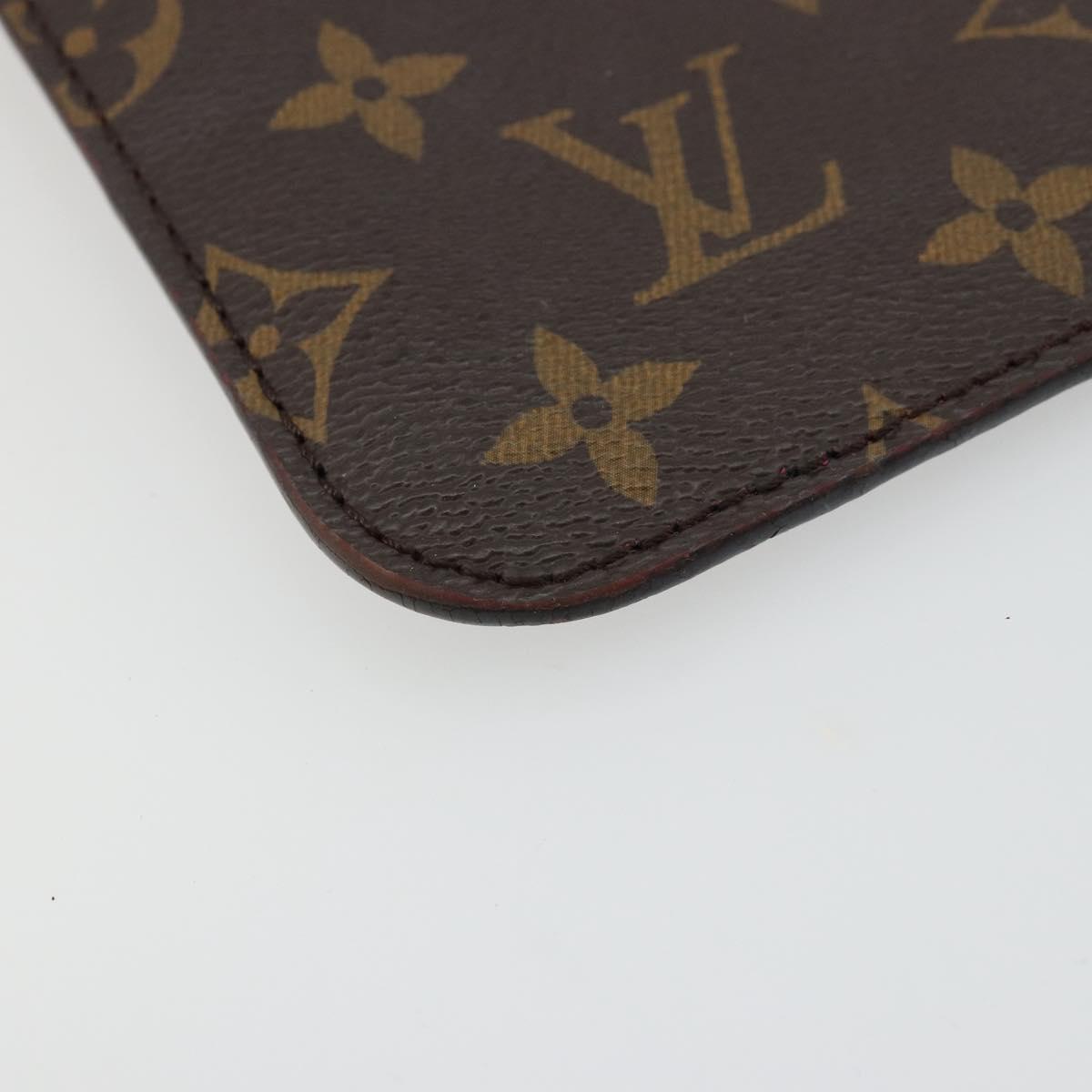 LOUIS VUITTON Monogram Neverfull MM Pouch Accessory Pouch LV Auth 176726