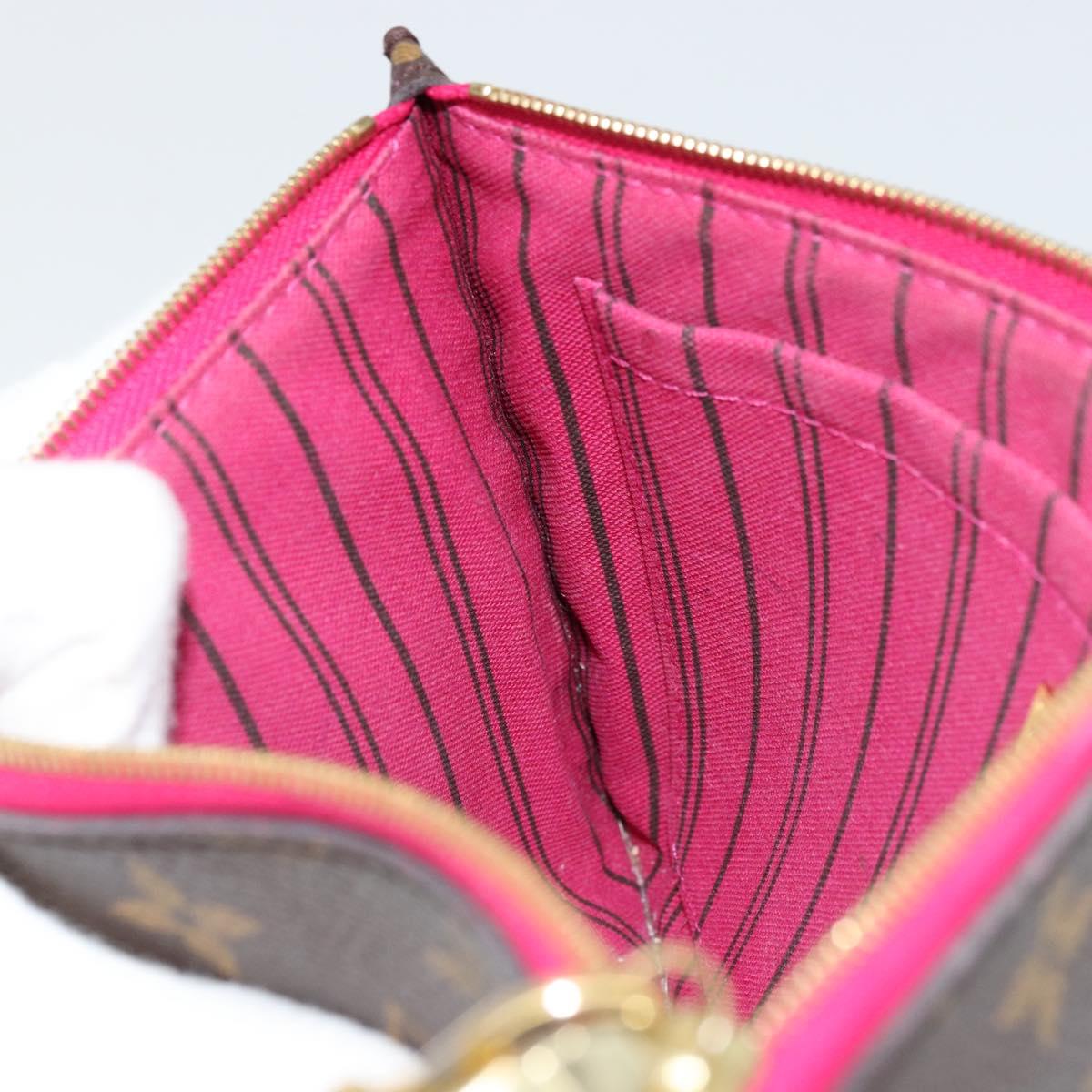 LOUIS VUITTON Monogram Neverfull MM Pouch Accessory Pouch LV Auth 176726