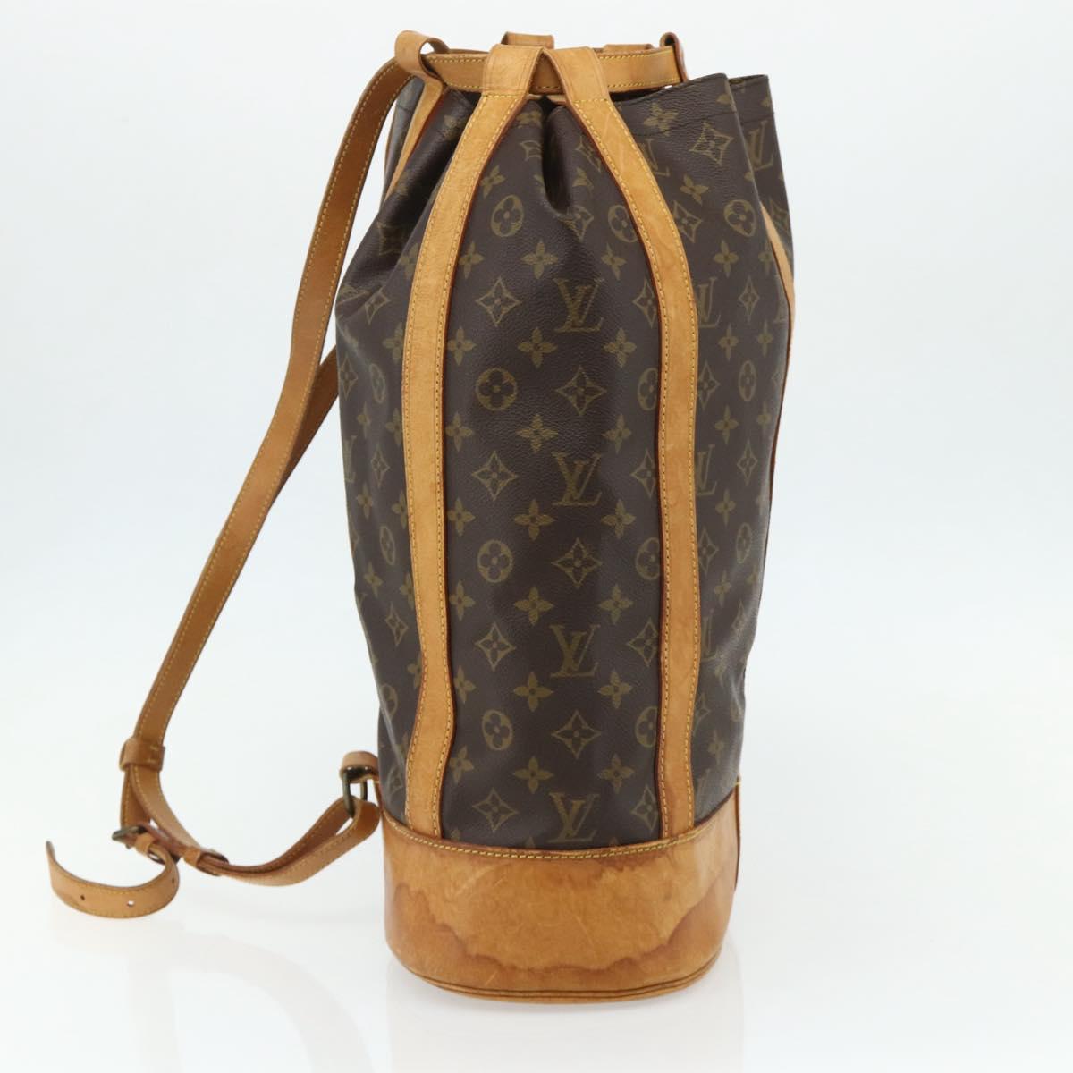 LOUIS VUITTON Monogram Randonnee GM Shoulder Bag M42244 LV Auth 176727
