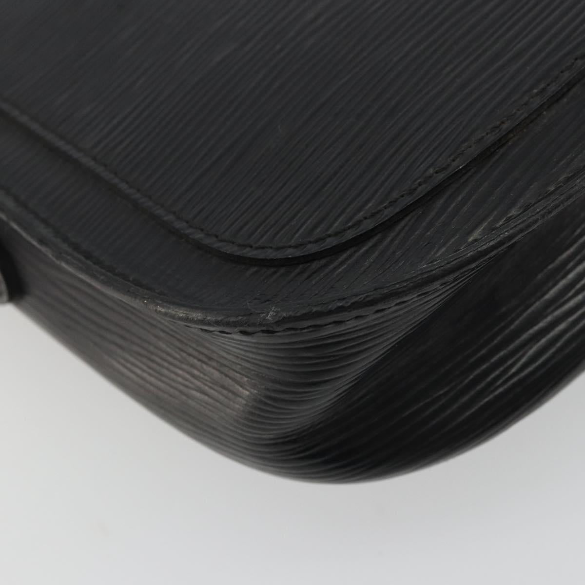 LOUIS VUITTON Epi Saint Cloud PM Shoulder Bag Black M52212 LV Auth 176728