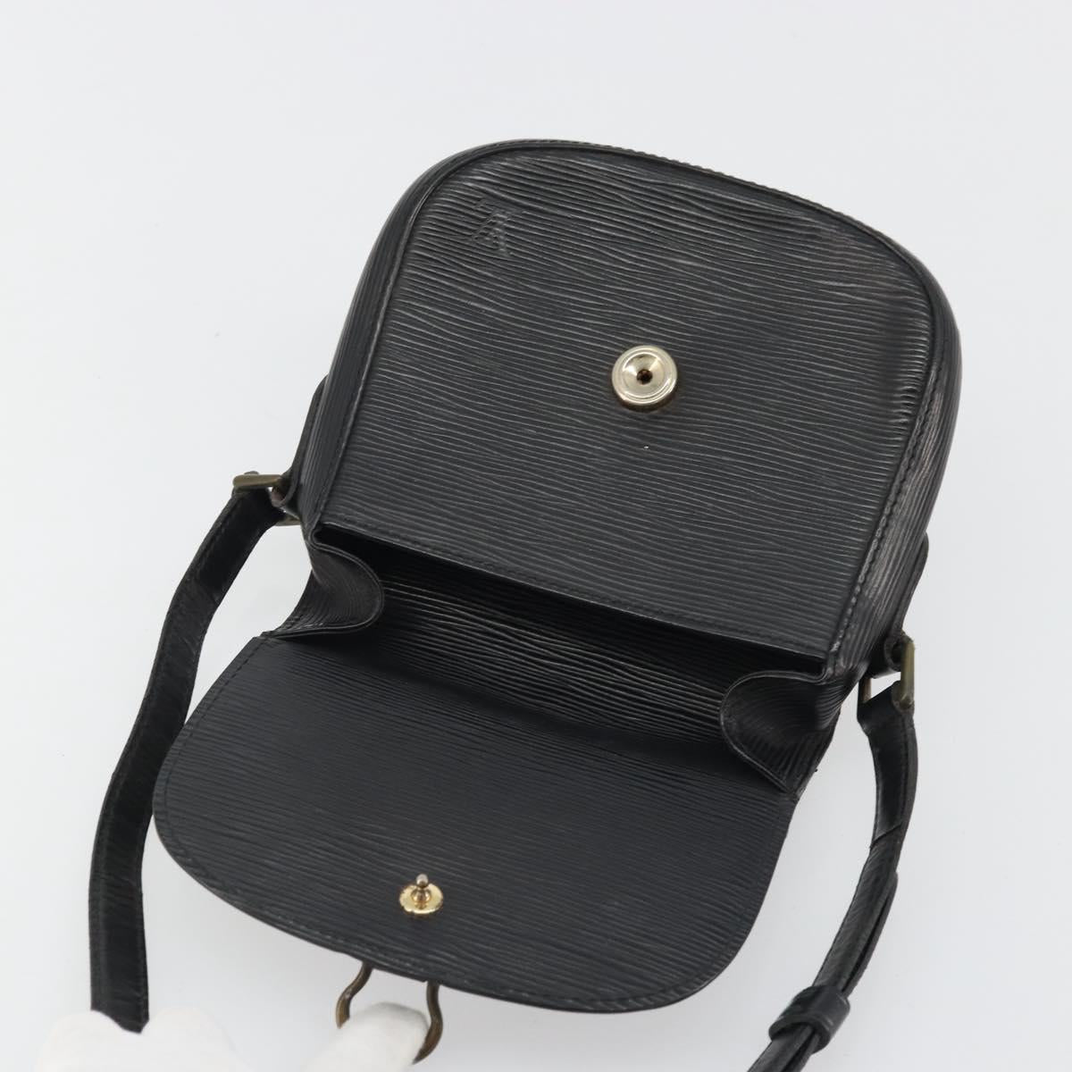 LOUIS VUITTON Epi Saint Cloud PM Shoulder Bag Black M52212 LV Auth 176728