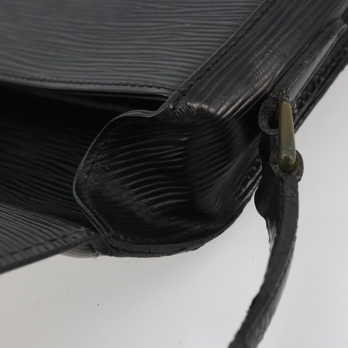 LOUIS VUITTON Epi Saint Cloud PM Shoulder Bag Black M52212 LV Auth 176728