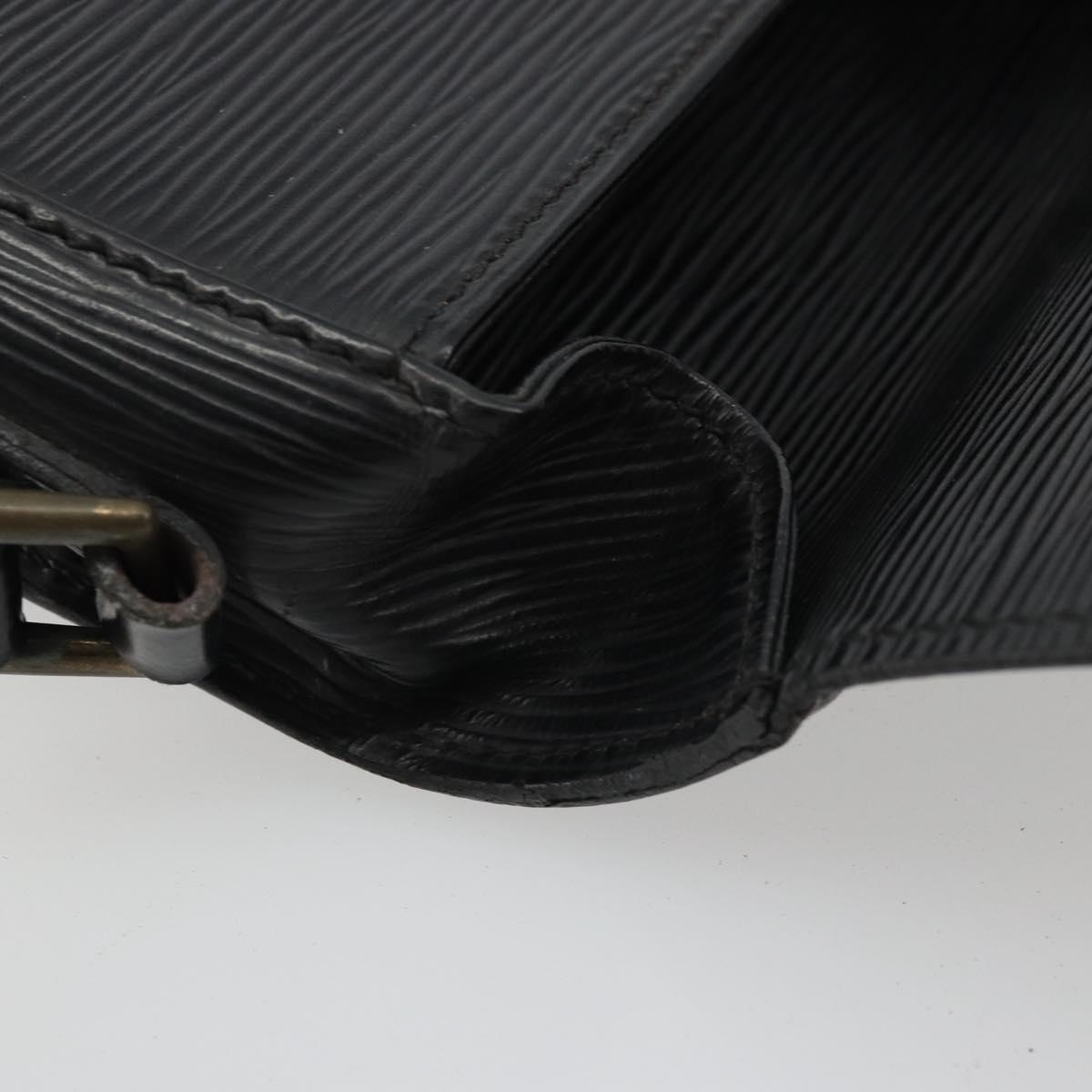 LOUIS VUITTON Epi Saint Cloud PM Shoulder Bag Black M52212 LV Auth 176728