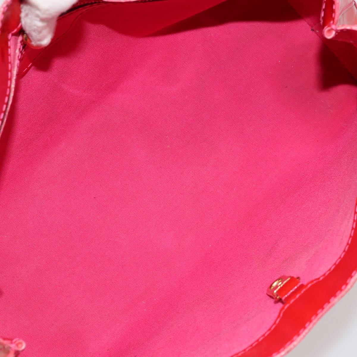 LOUIS VUITTON Monogram Vernis Wilshire PM Hand Bag Rose Pop M93643 Auth 176731
