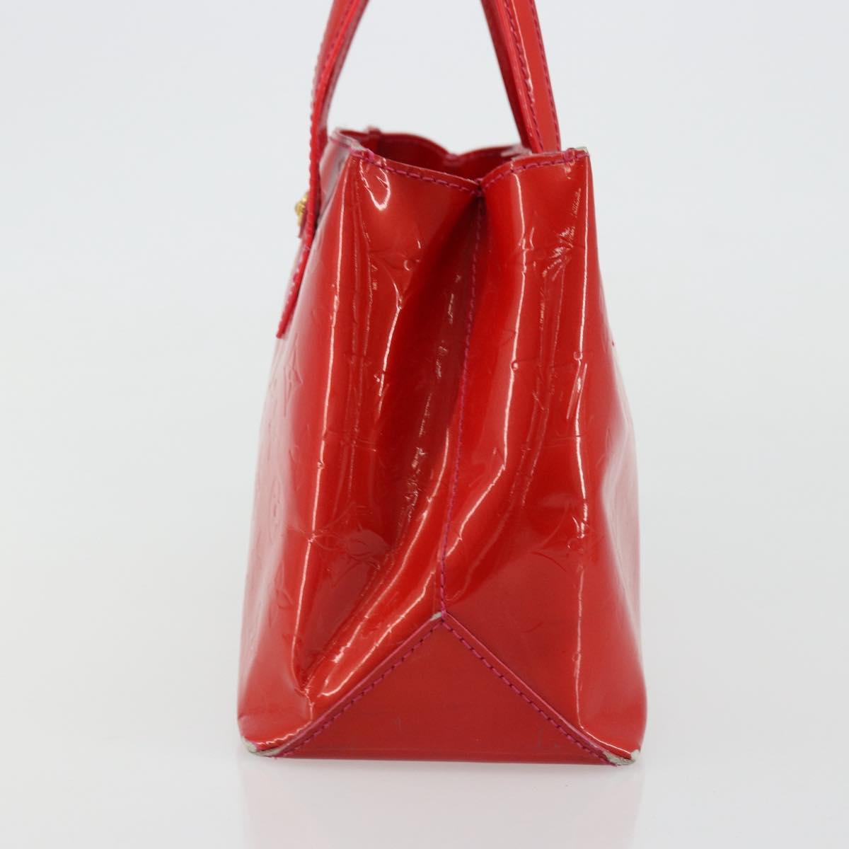 LOUIS VUITTON Monogram Vernis Wilshire PM Hand Bag Rose Pop M93643 Auth 176731