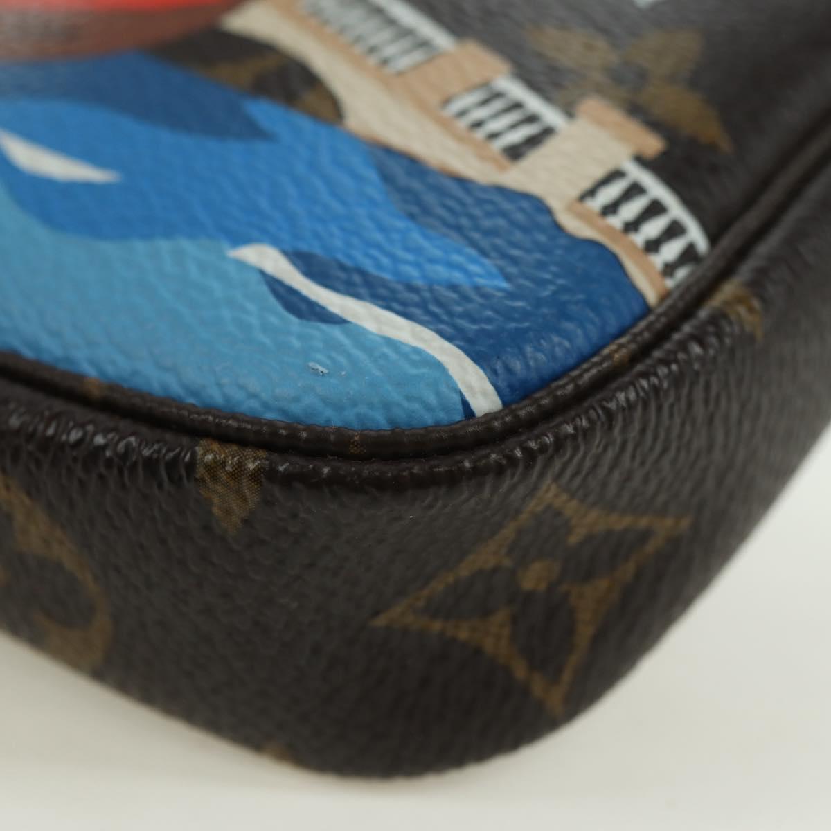 LOUIS VUITTON Vivienne Mini Pochette Accessoires Pouch M68489 LV Auth 176745SAM