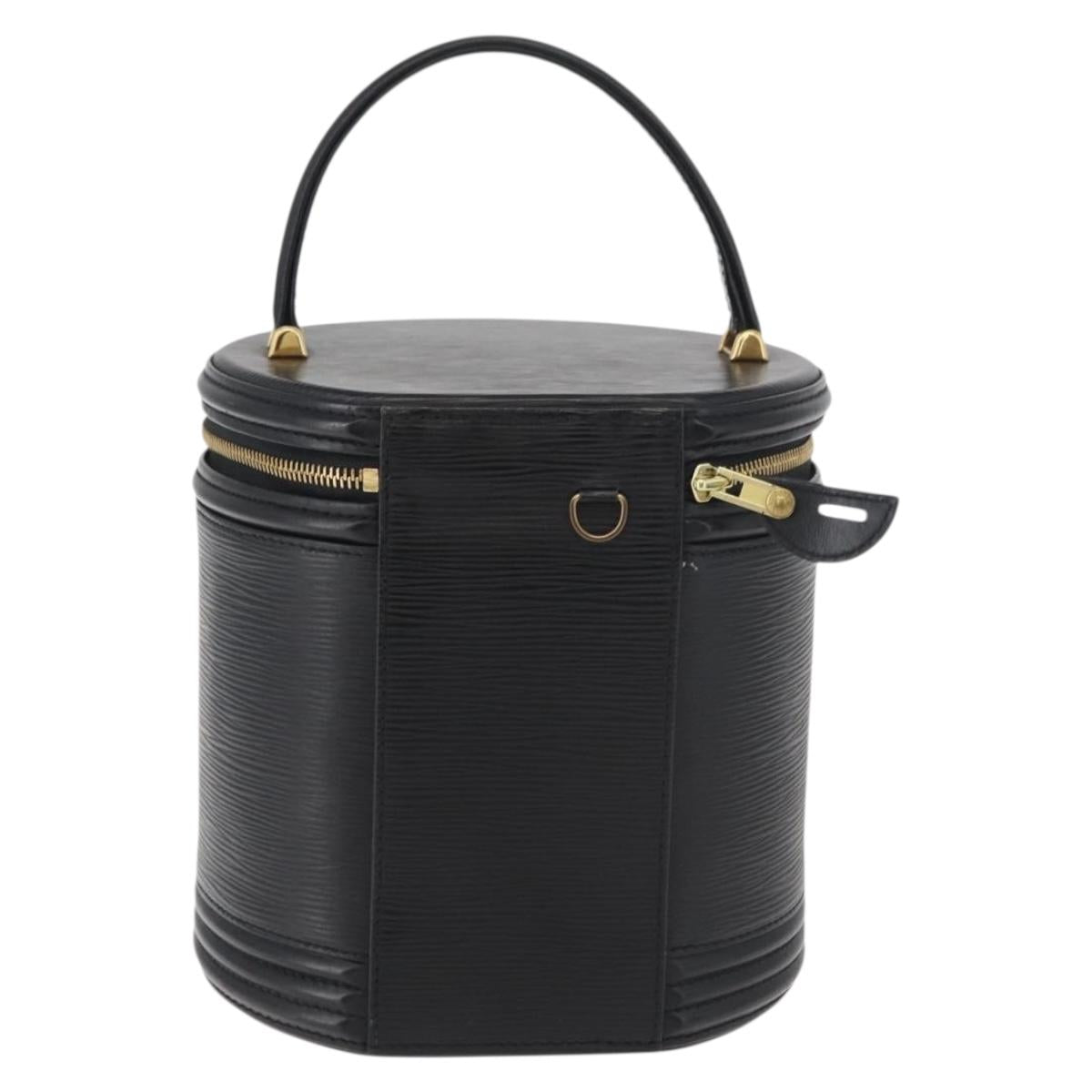 LOUIS VUITTON Epi Cannes Hand Bag Black M48032 LV Auth 176758