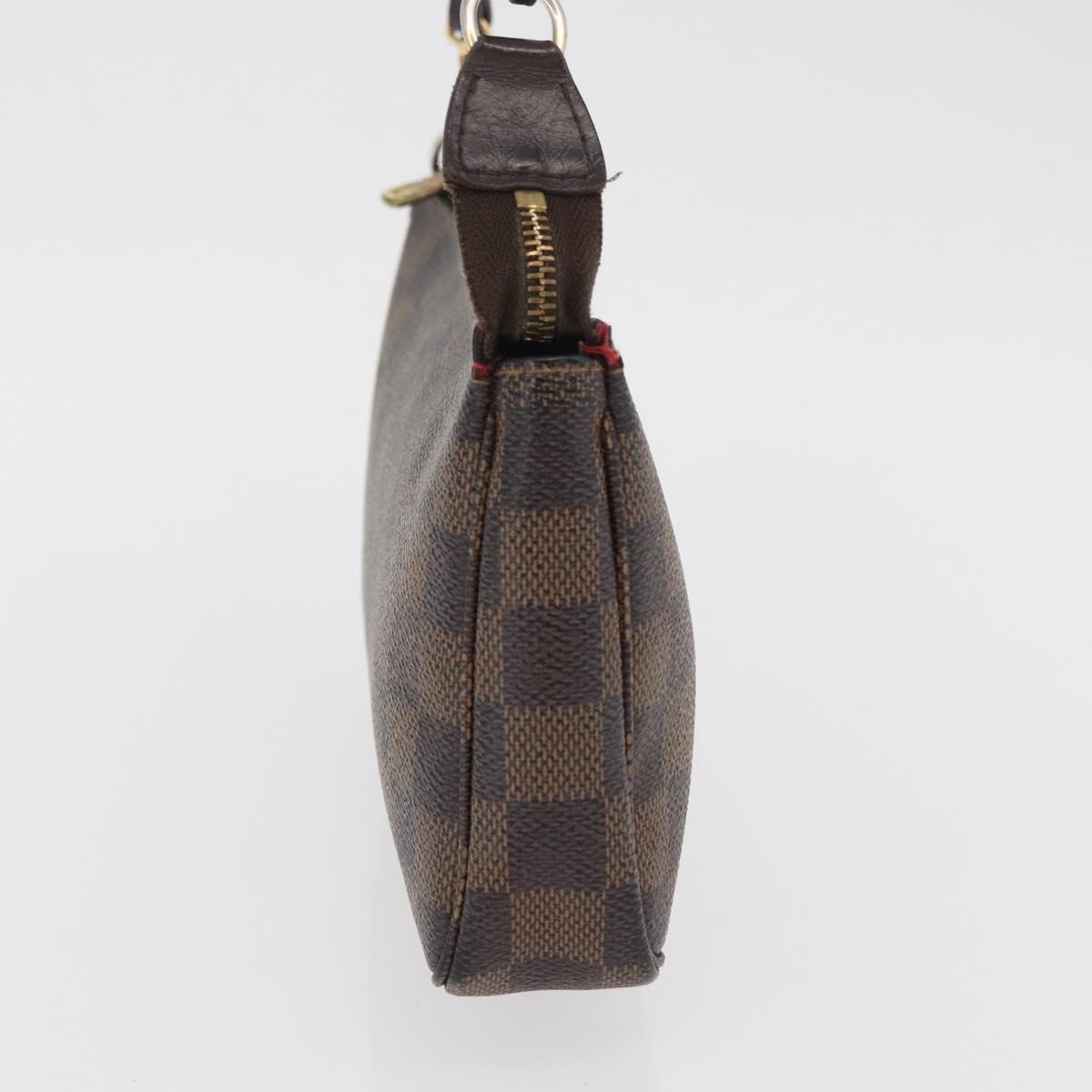 LOUIS VUITTON Damier Ebene Pochette Accessoires Pouch N41206 LV Auth 176761