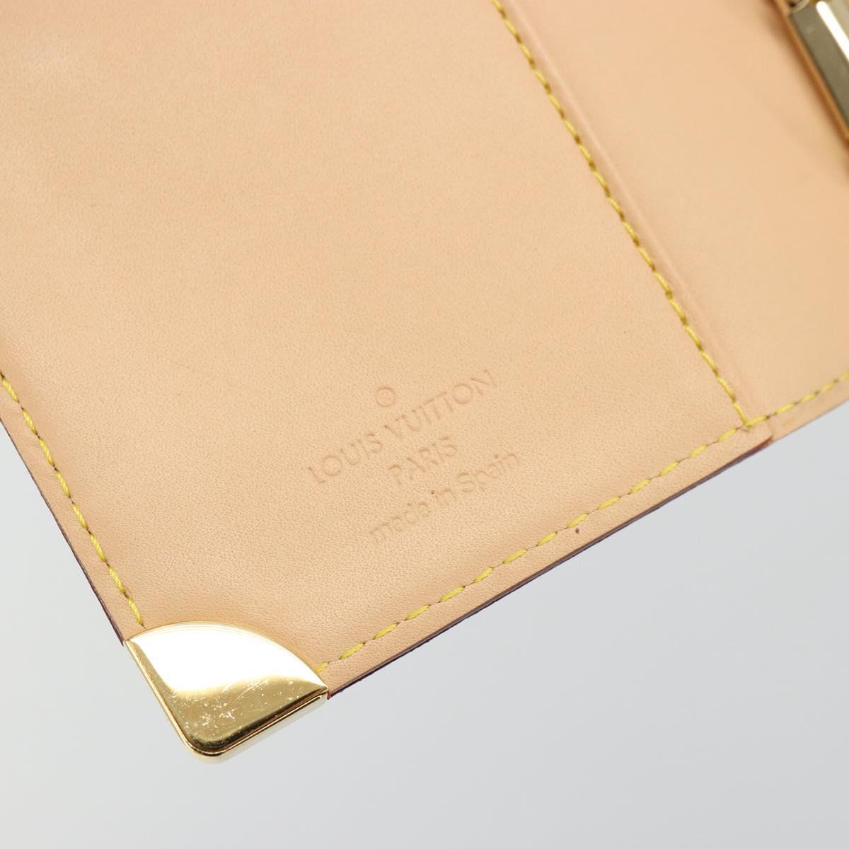 LOUIS VUITTON Monogram Multicolor Agenda PM Day Cover Black R20895 Auth 176772V
