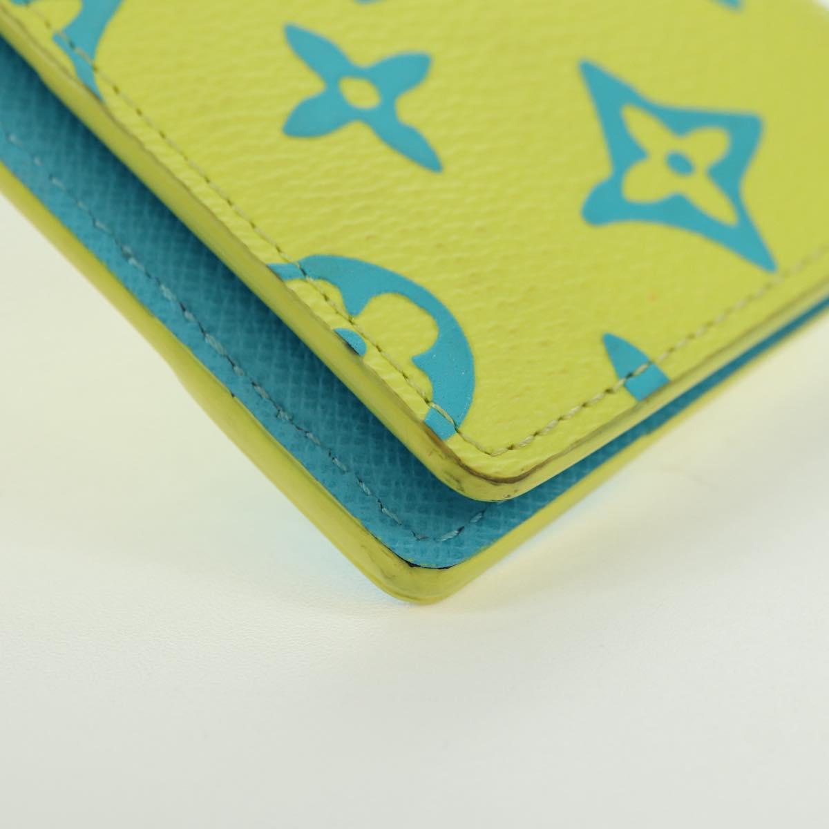 LOUIS VUITTON Playground Organizer De Poch Card Case Yellow M82034 Auth 176775M
