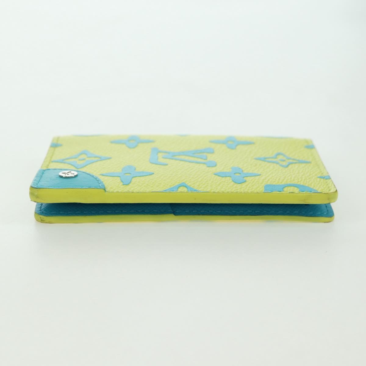 LOUIS VUITTON Playground Organizer De Poch Card Case Yellow M82034 Auth 176775M
