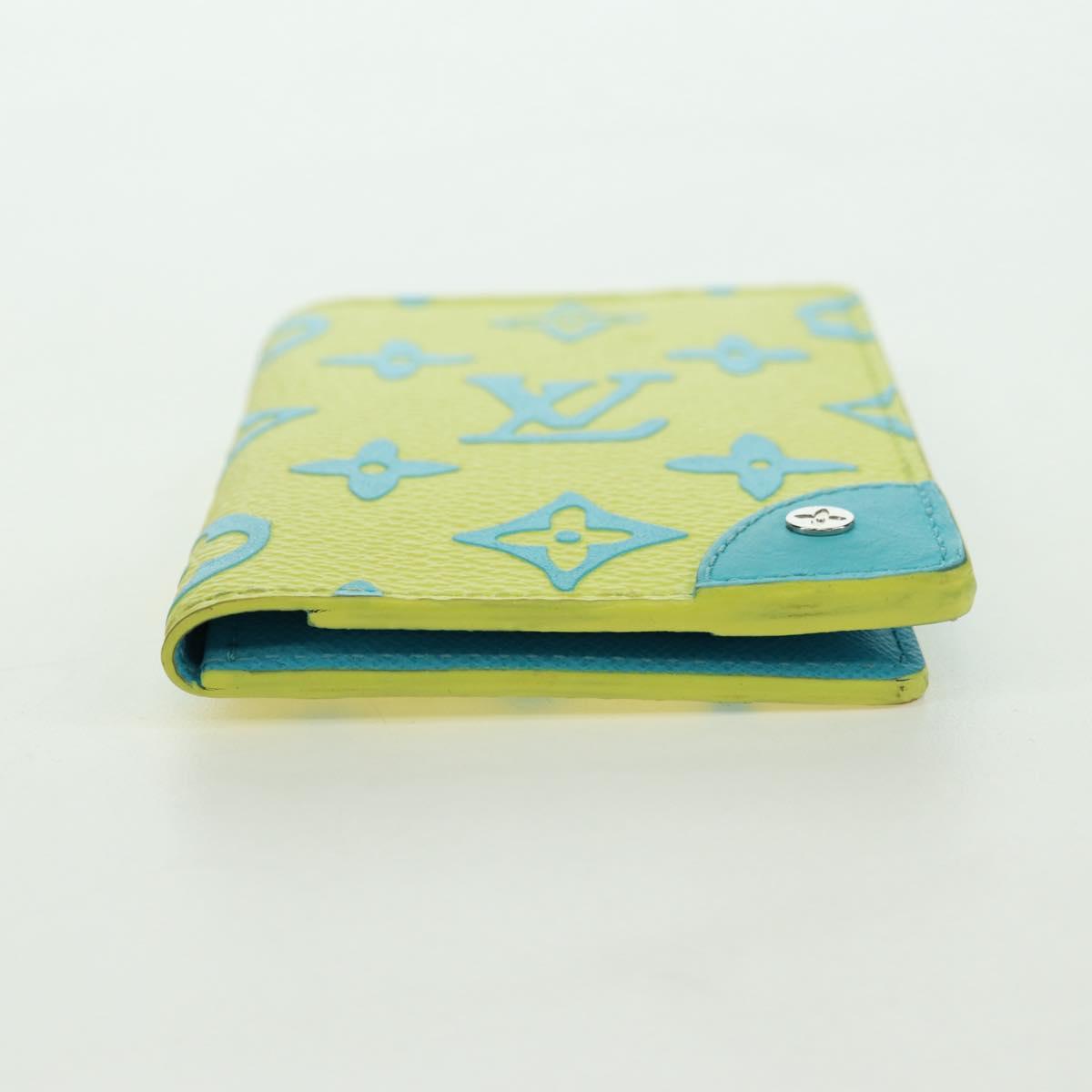 LOUIS VUITTON Playground Organizer De Poch Card Case Yellow M82034 Auth 176775M