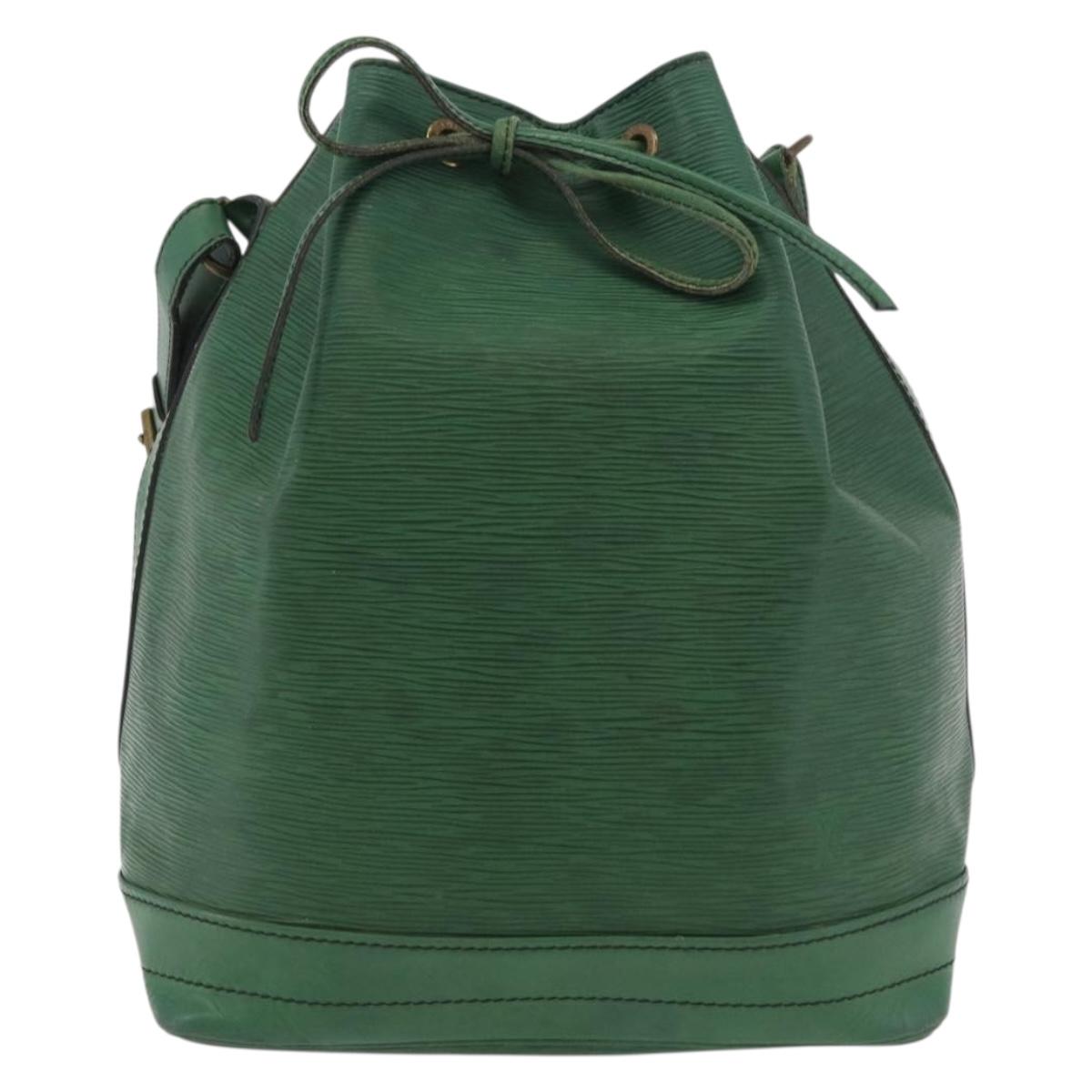 LOUIS VUITTON Epi Noe Shoulder Bag Green M44004 LV Auth 176788