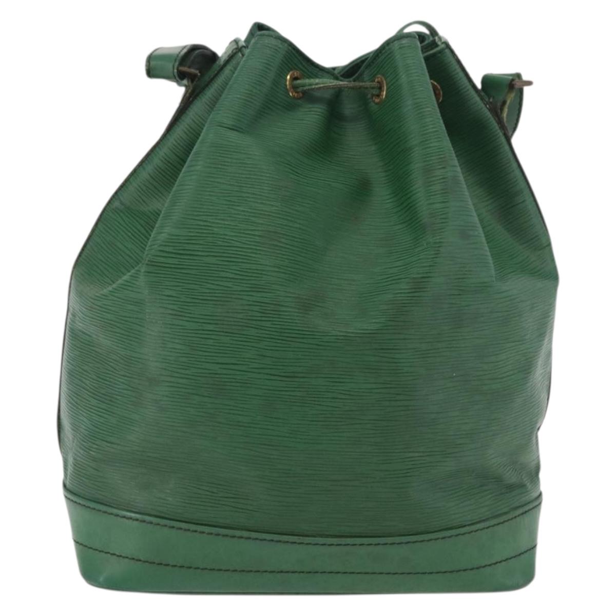 LOUIS VUITTON Epi Noe Shoulder Bag Green M44004 LV Auth 176788