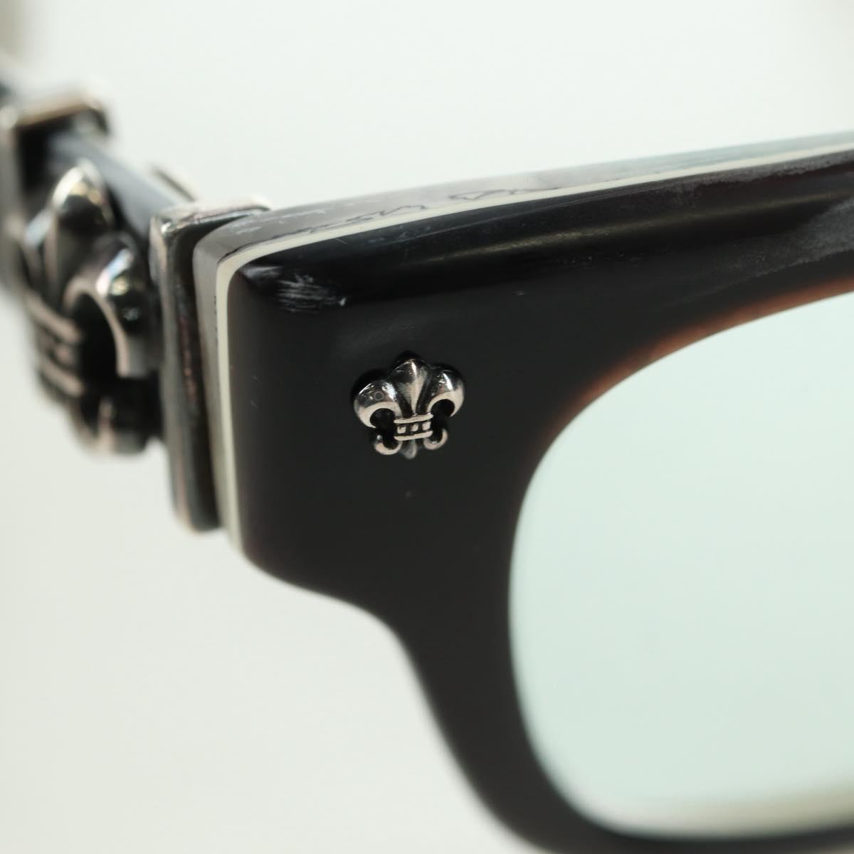 Chrome Hearts BS Flare BANGADANG II Sunglasses plastic Black Auth 176795SM