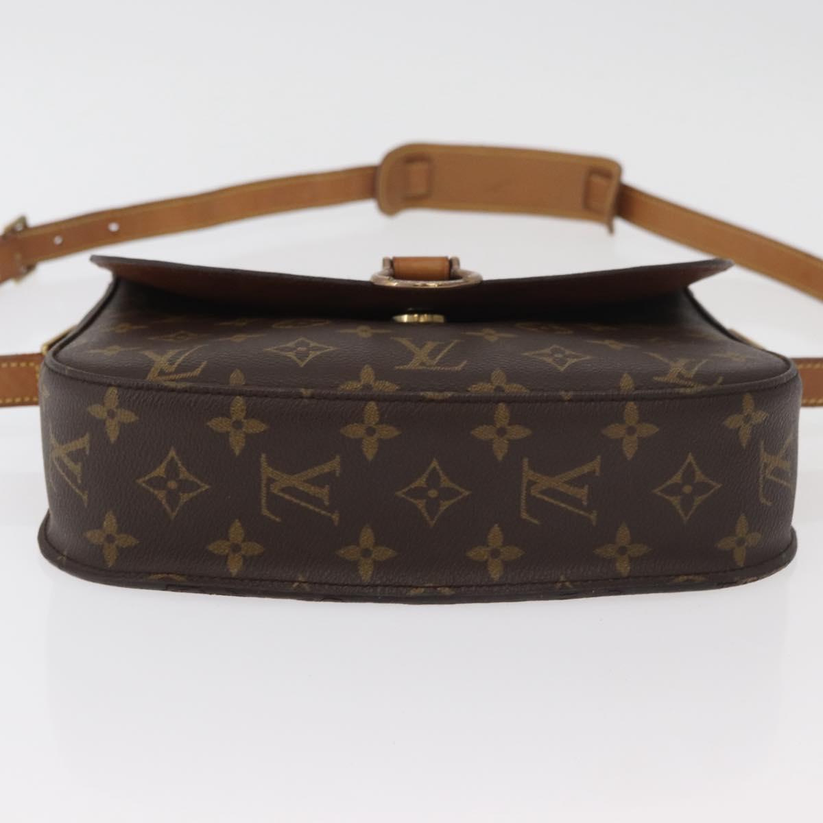LOUIS VUITTON Monogram Saint Cloud GM Shoulder Bag M51242 LV Auth 176798