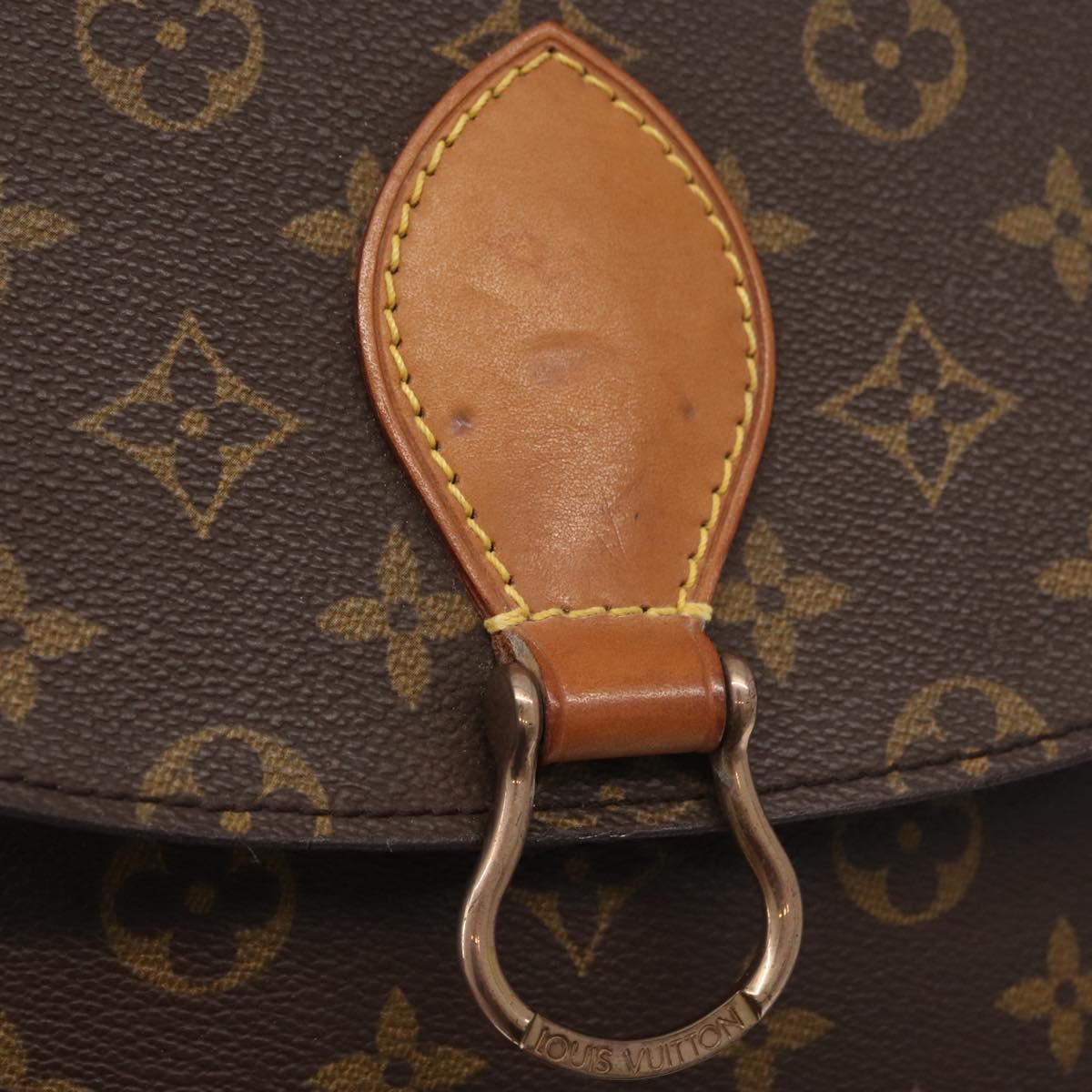 LOUIS VUITTON Monogram Saint Cloud GM Shoulder Bag M51242 LV Auth 176798