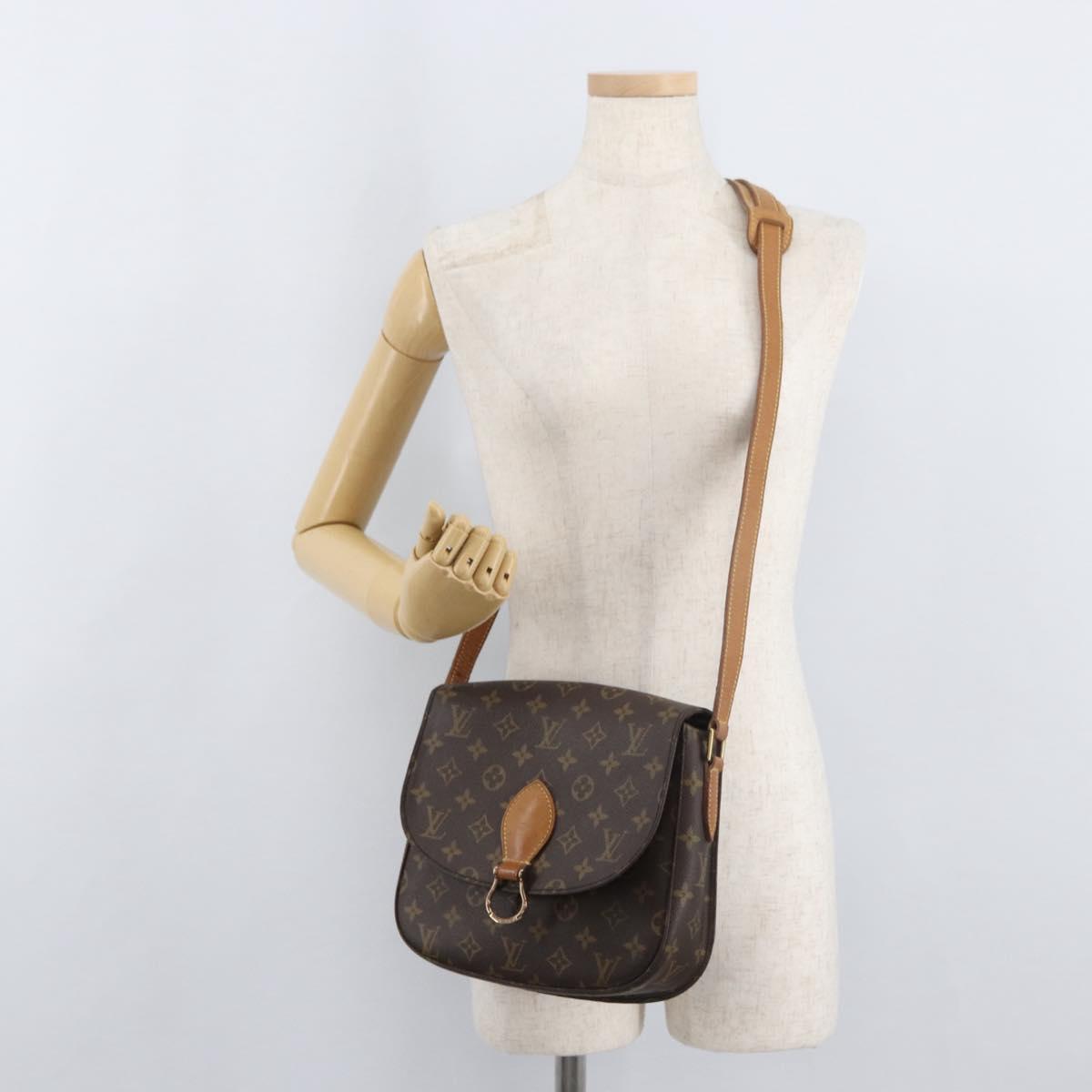 LOUIS VUITTON Monogram Saint Cloud GM Shoulder Bag M51242 LV Auth 176798