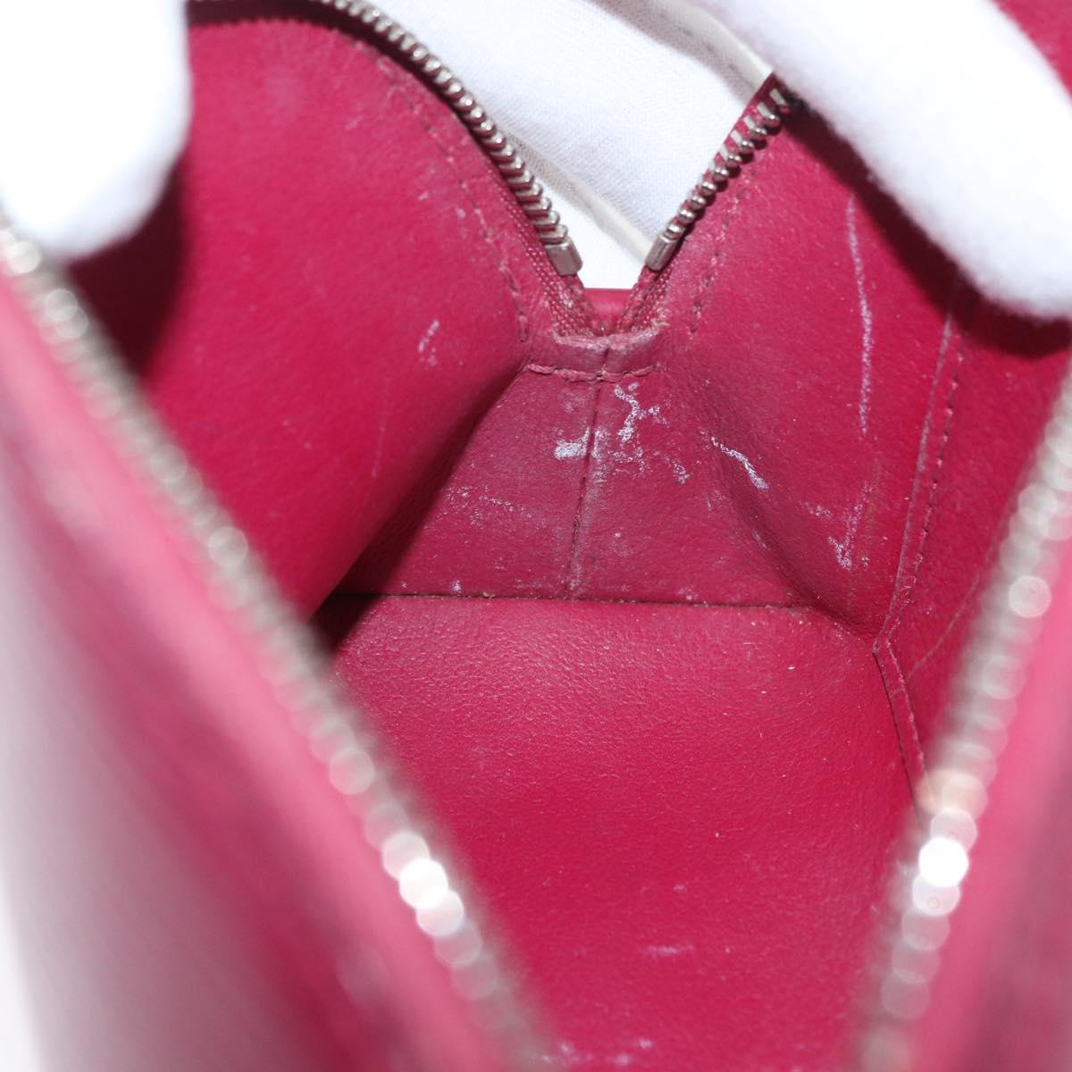 LOUIS VUITTON Epi Pochette Cosmetic PM Cosmetic Pouch Fuchsia M41114 Auth 176801